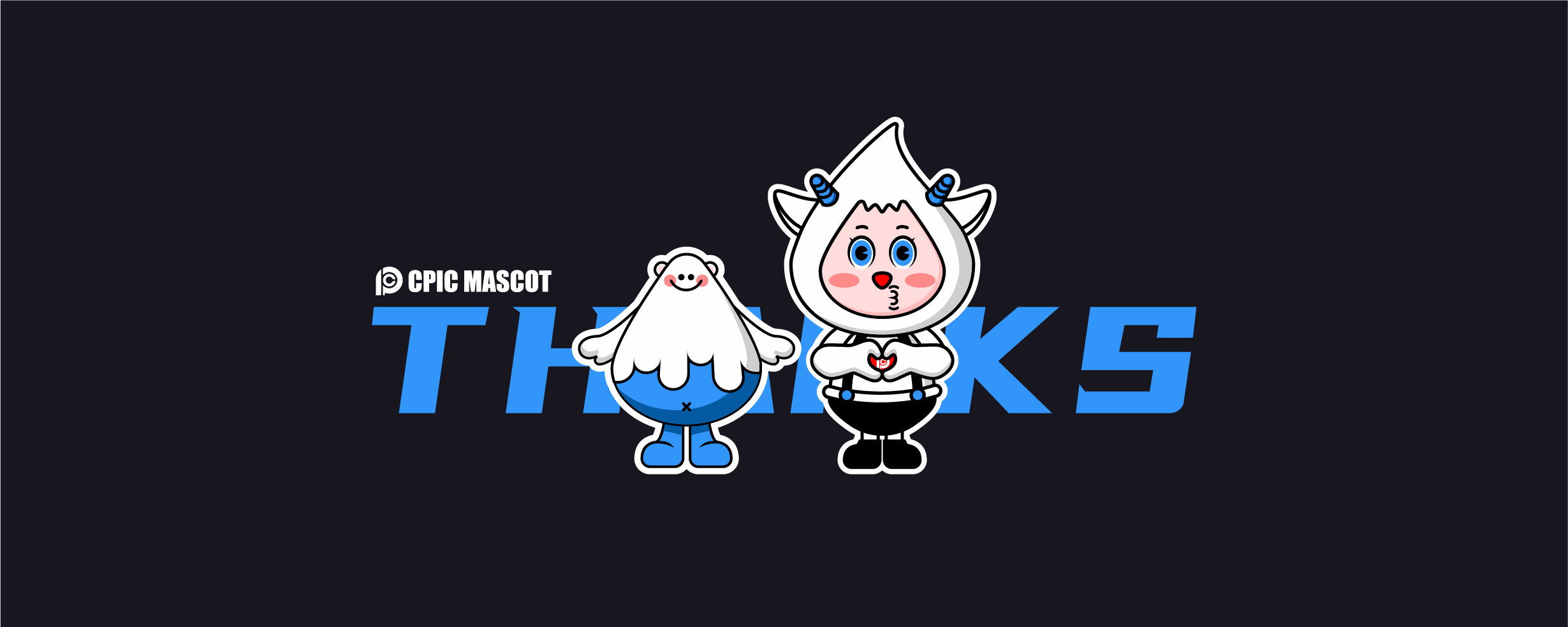 太平洋保险吉祥物设计——泱泱&淼淼 - 莉莉安 - 原创作品 - 视觉中国