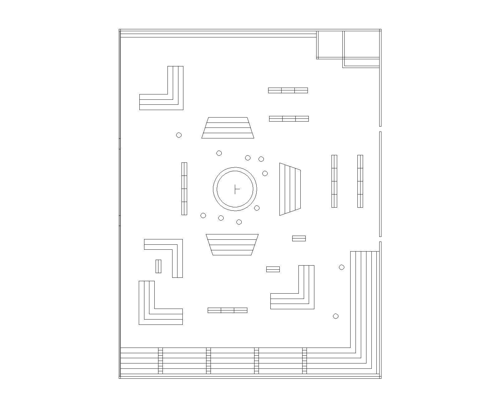 小型书店平面图图片