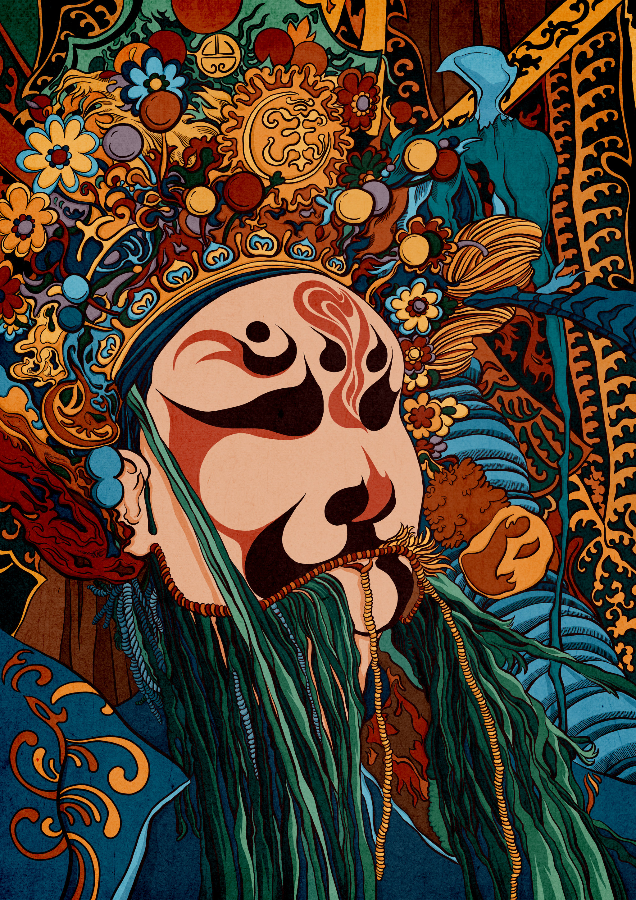 京剧 yihyih 原创作品 视觉中国(shijueme)