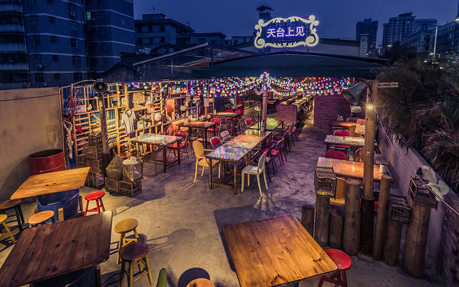 餐饮设计·天台上见深圳南山店