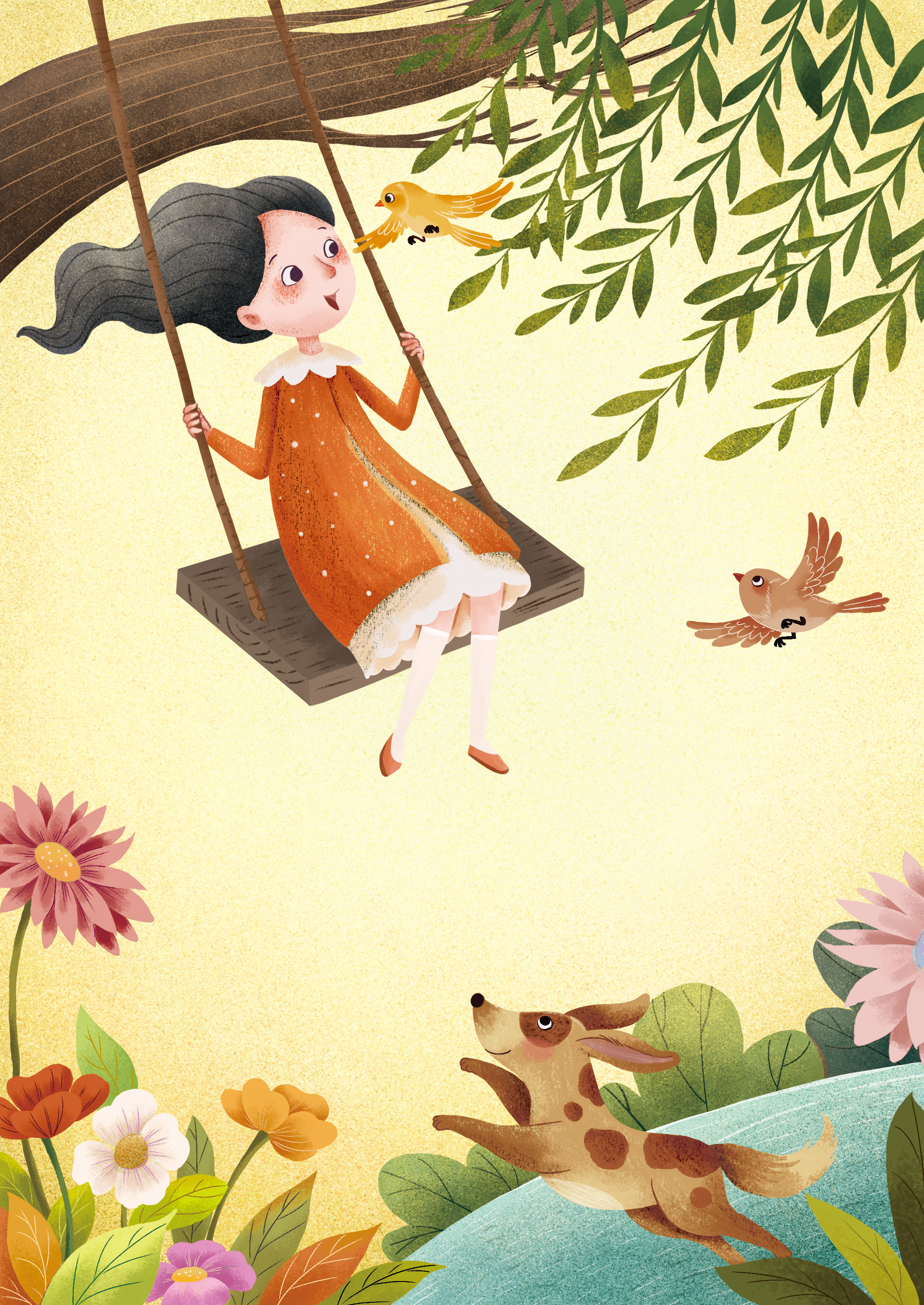 荡秋千 插画  - 儿童插画 |   上传时间: 2020-10-31 15:23 为ta点赞