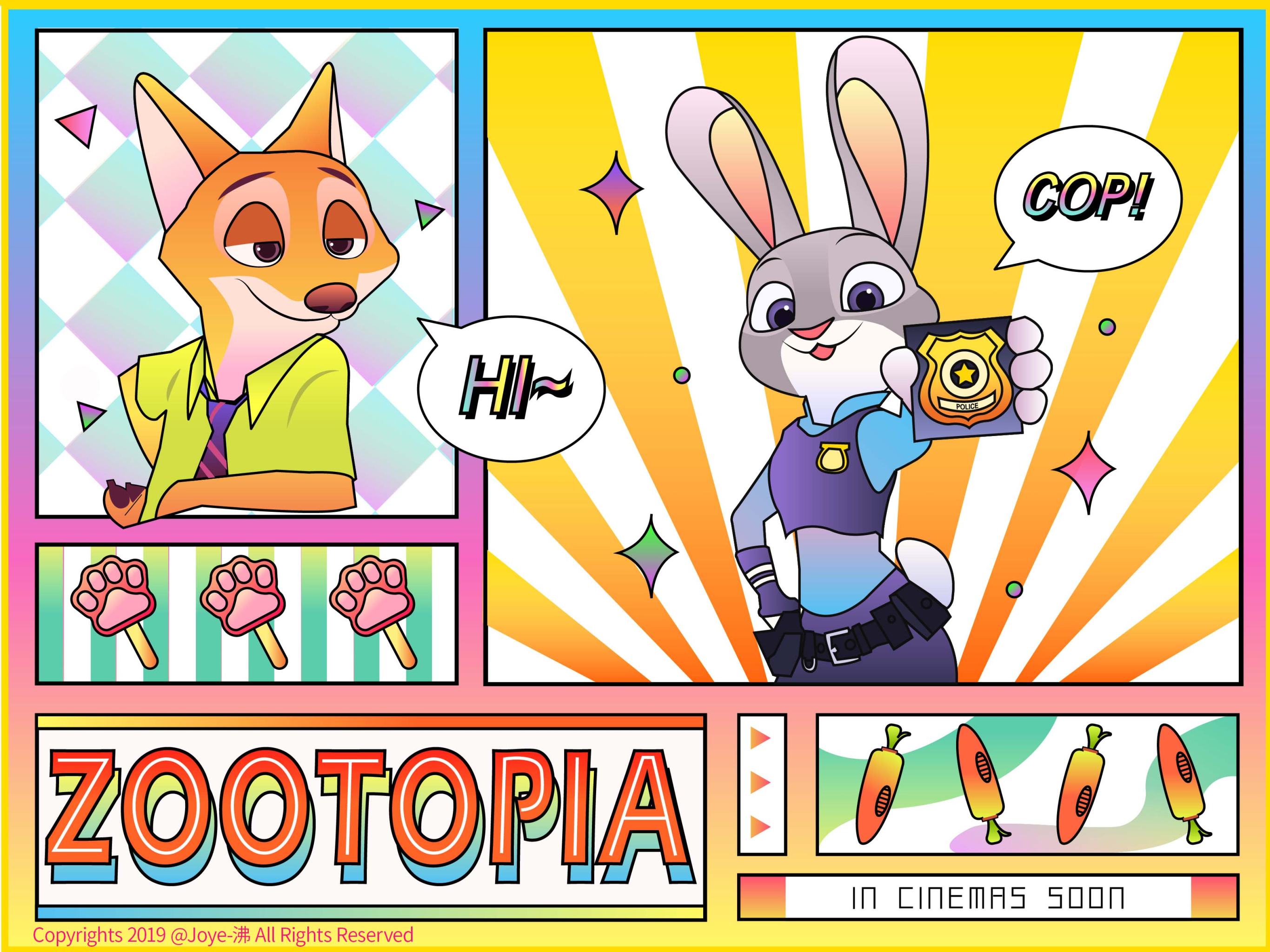 动画海报 | 疯狂动物城