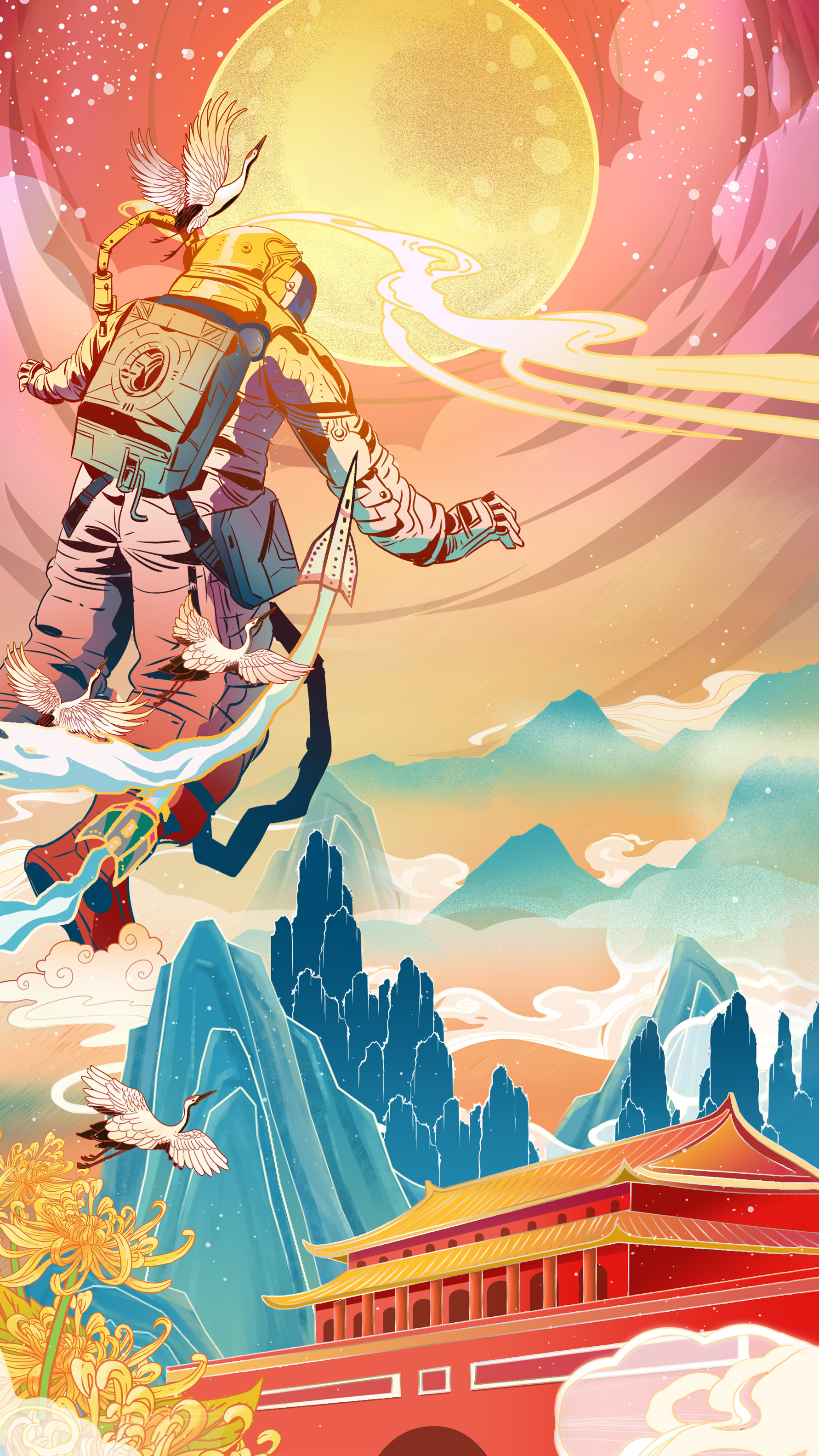 航天梦 插画  - 商业插画 |   上传时间: 2021-07-22 15:45 为ta点赞