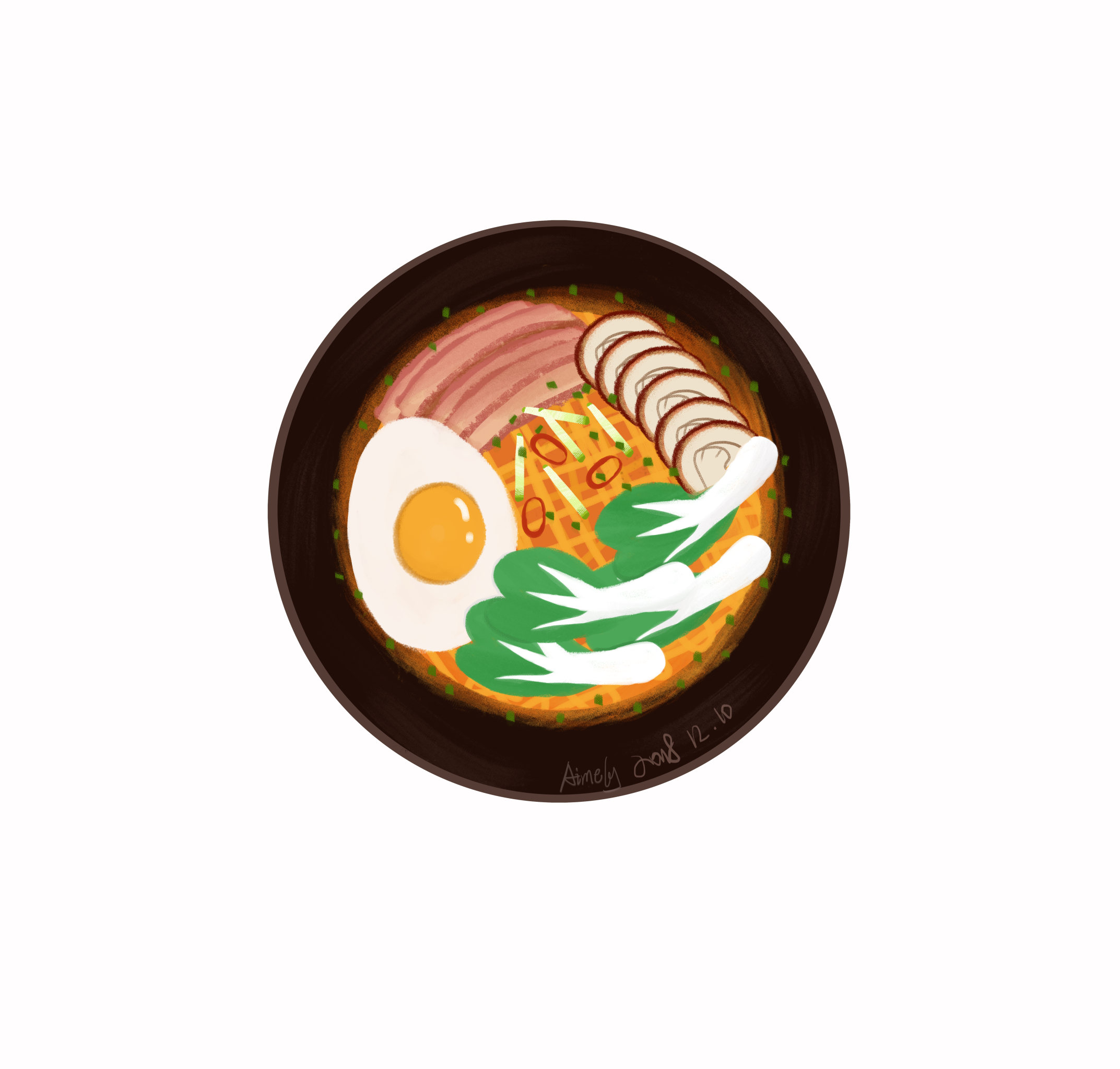 美食插画 - aimely/艾米 - 原创作品 - 视觉中国(shijueme)