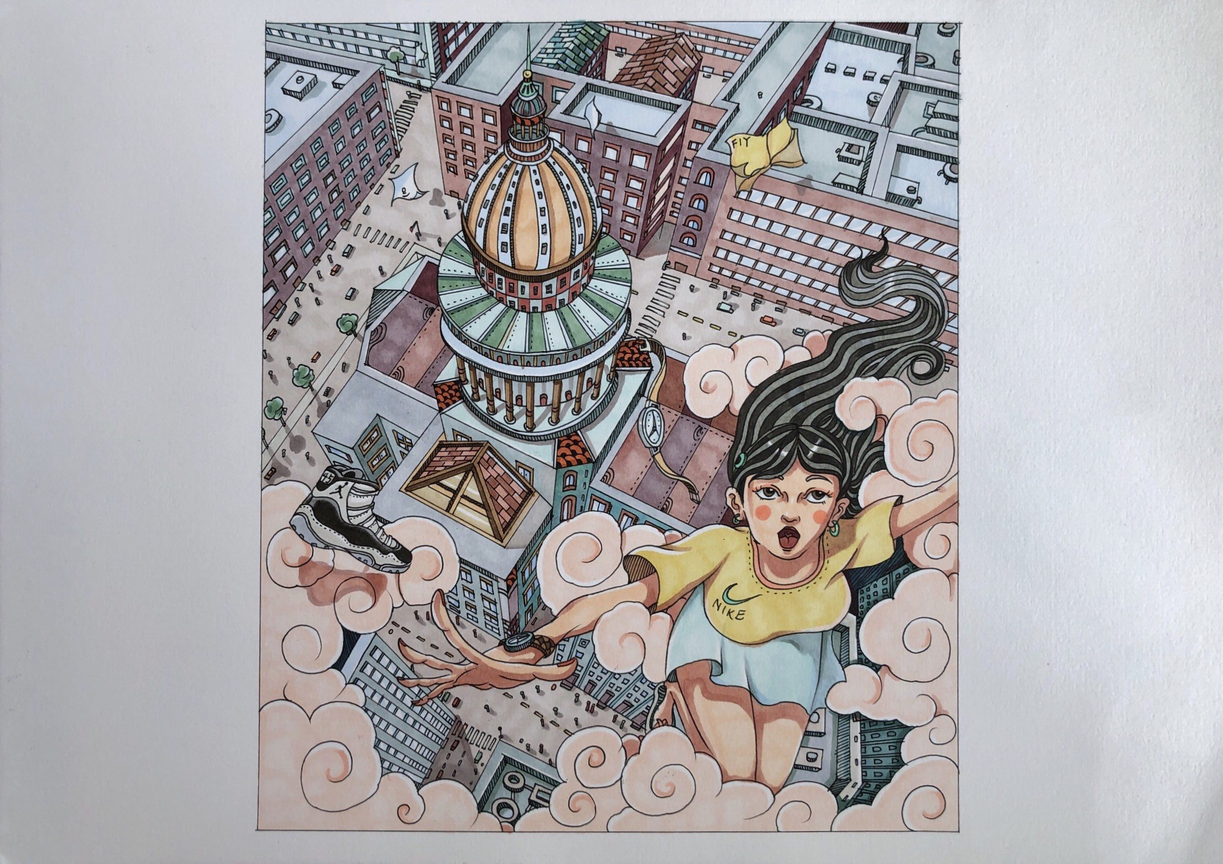 大透视装饰插画创作系列1