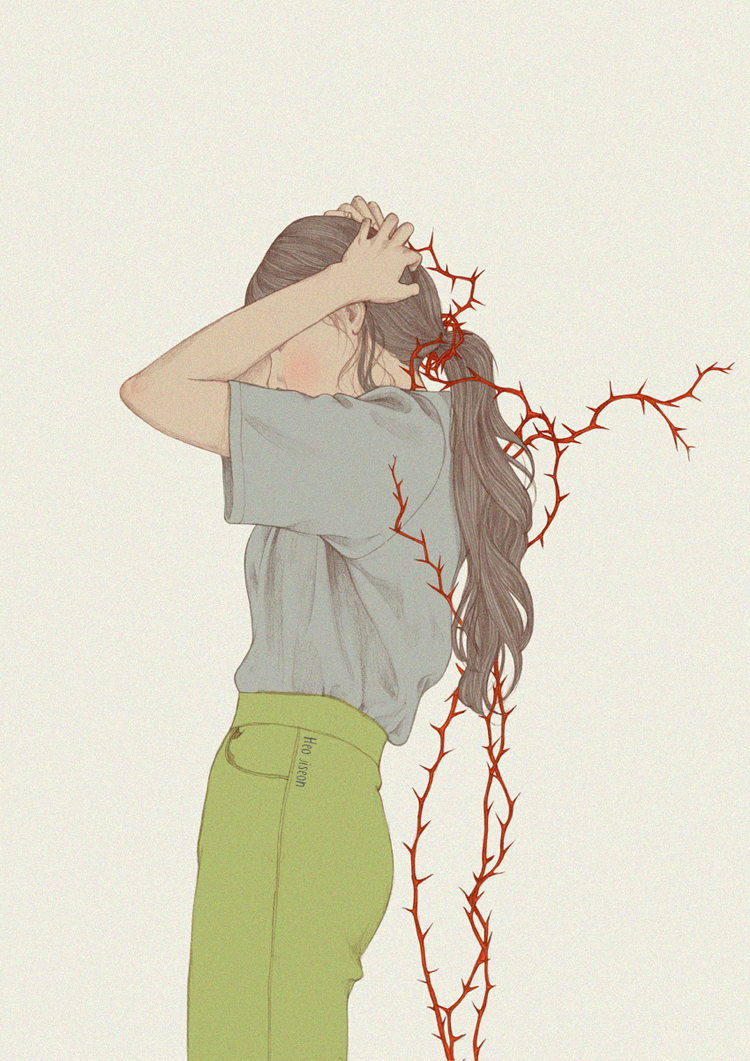 韩国插画师heojiseon的插画欣赏