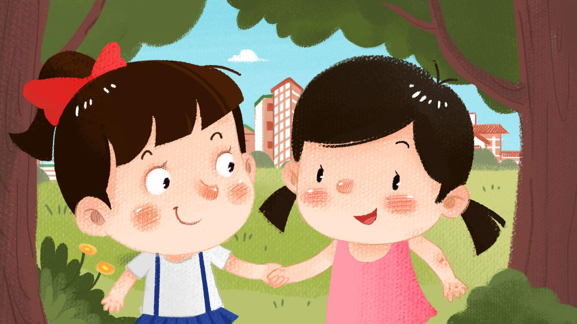 2015部分商稿-动画儿歌《找朋友》 - 儿童插画师-momo - 原创作品