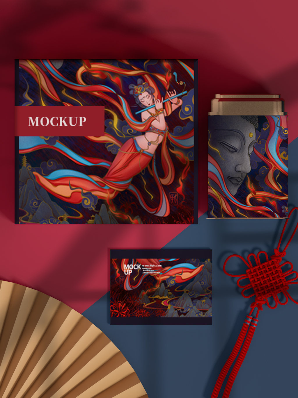 原创国风-敦煌飞天系列海报