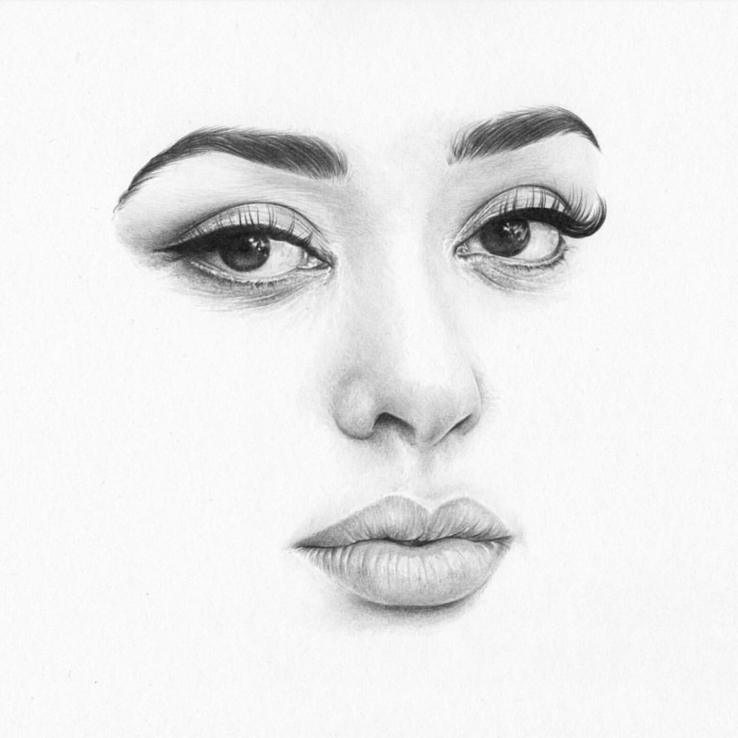 英国艺术家tsabe的面部素描