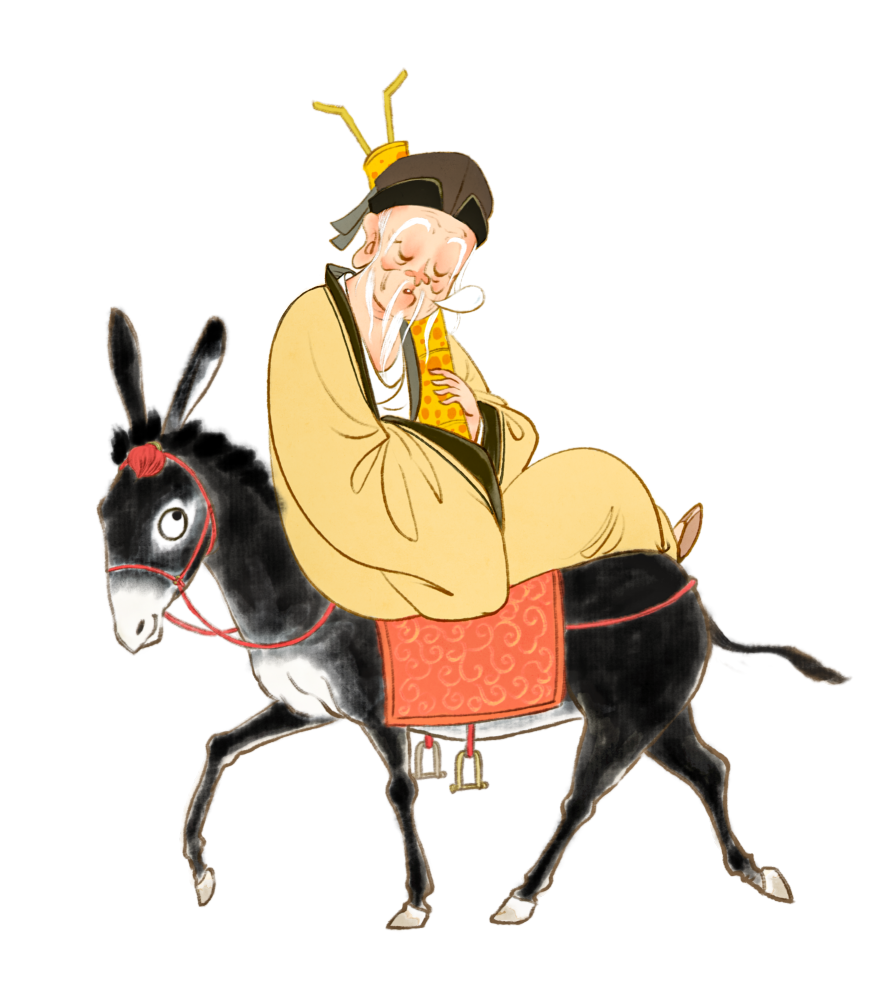 八仙过海神仙之一张果老人物元素