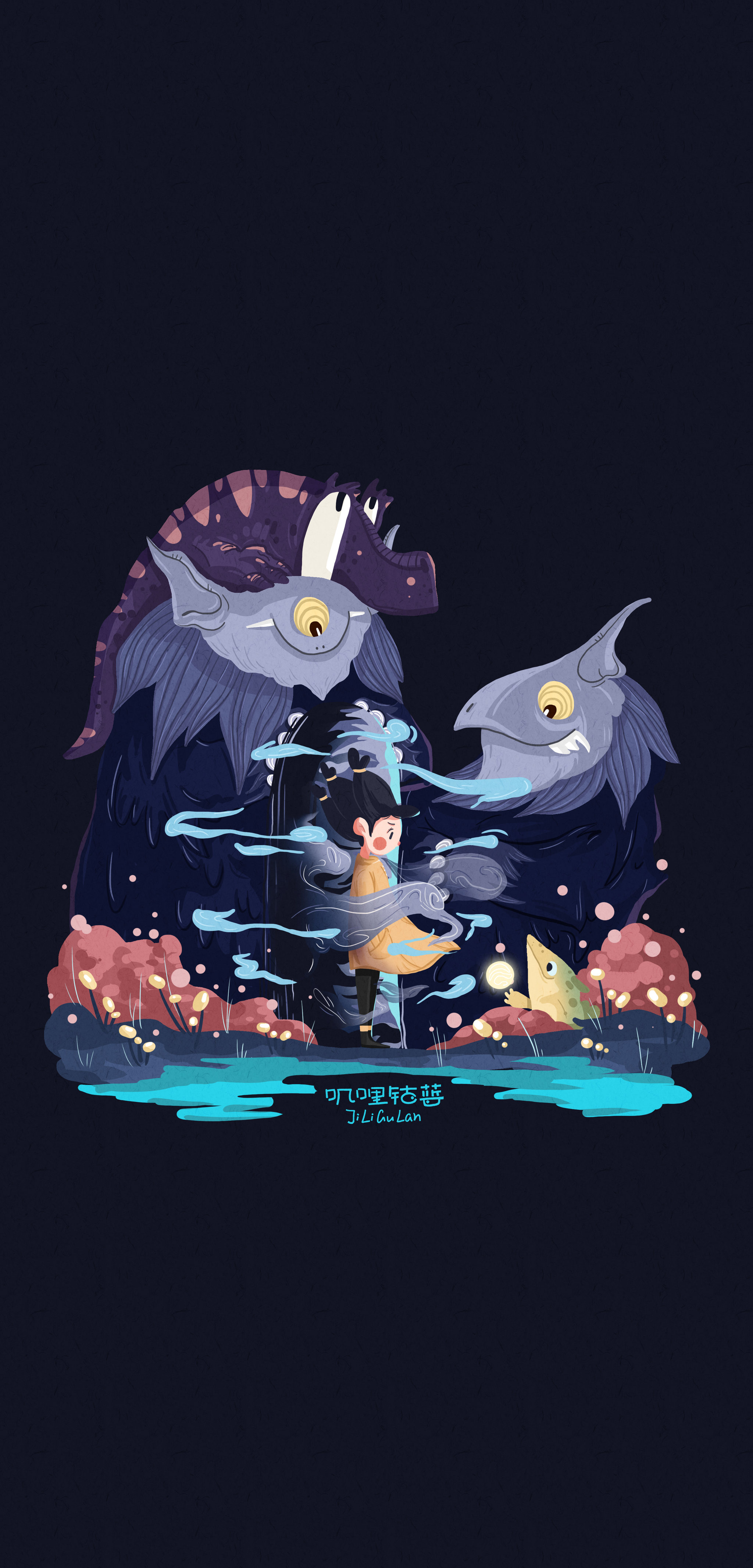 小怪兽系列插画2