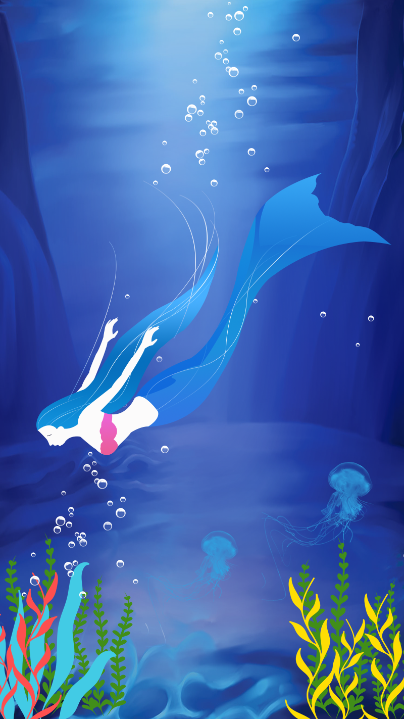 人鱼寻爱海底世界