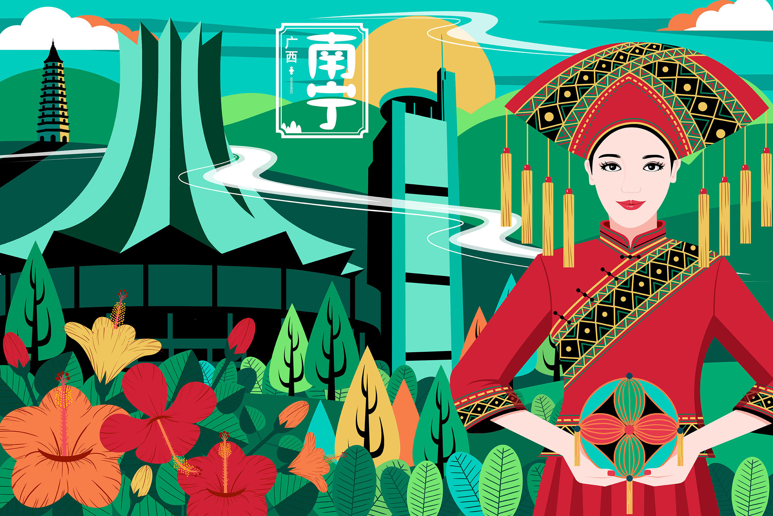 美丽中国——广西(南宁,桂林,梧州) - 浅清念 - 原创作品 - 视觉中国