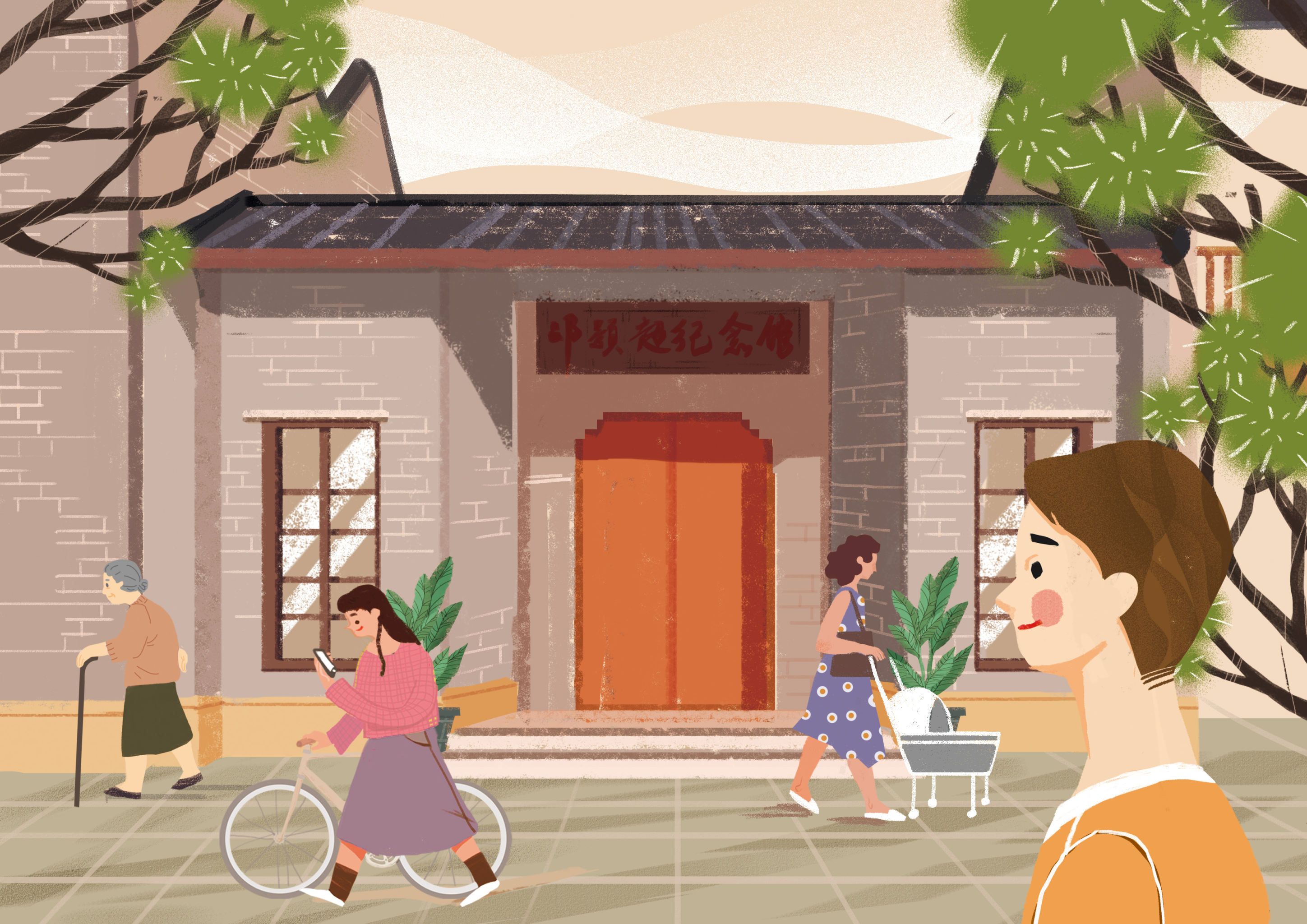 南宁三街两巷插画 - 鳄鱼馆馆长 - 原创作品 - 视觉中国(shijueme)