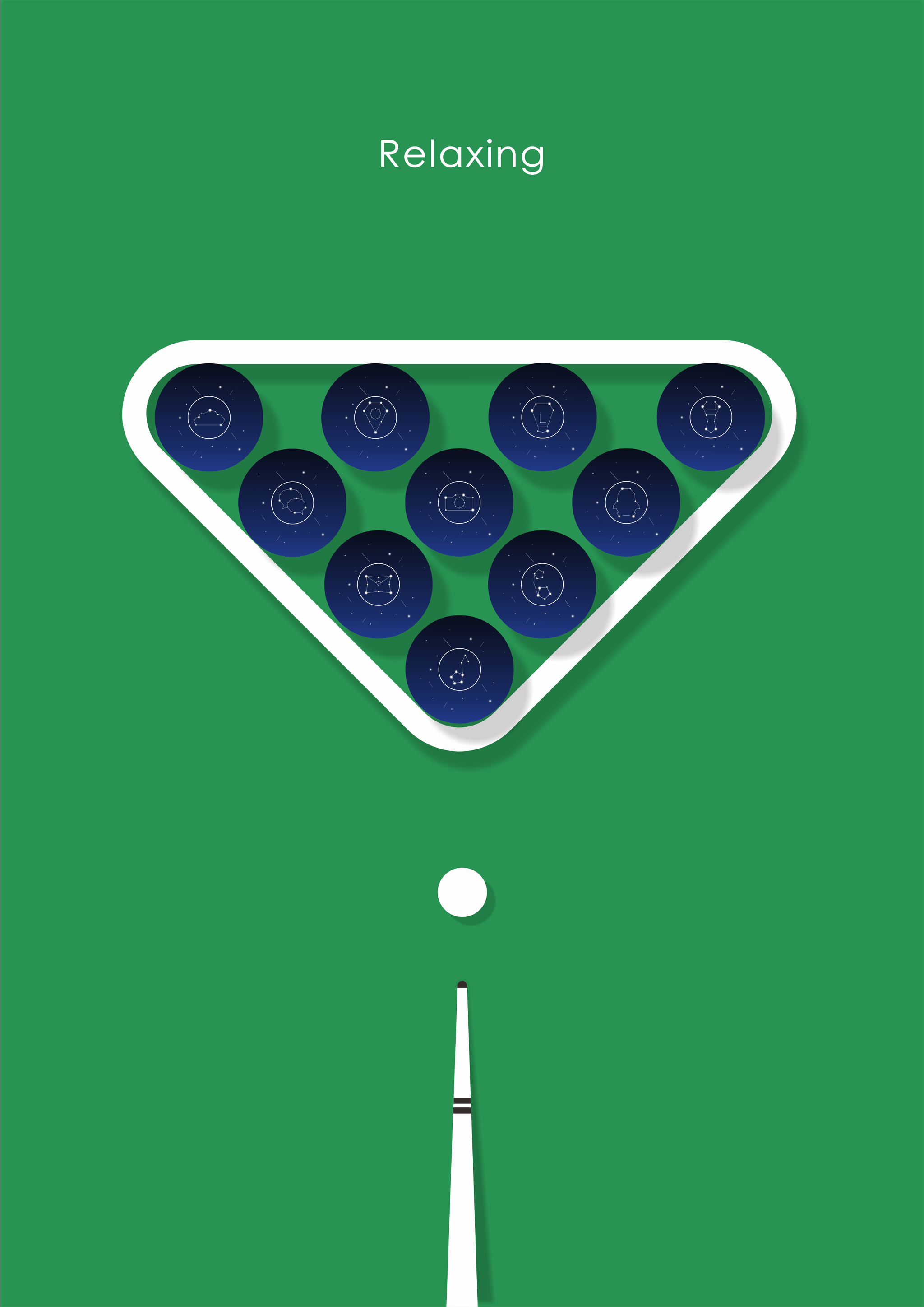 《星宿》系列ui设计海报宣传展示