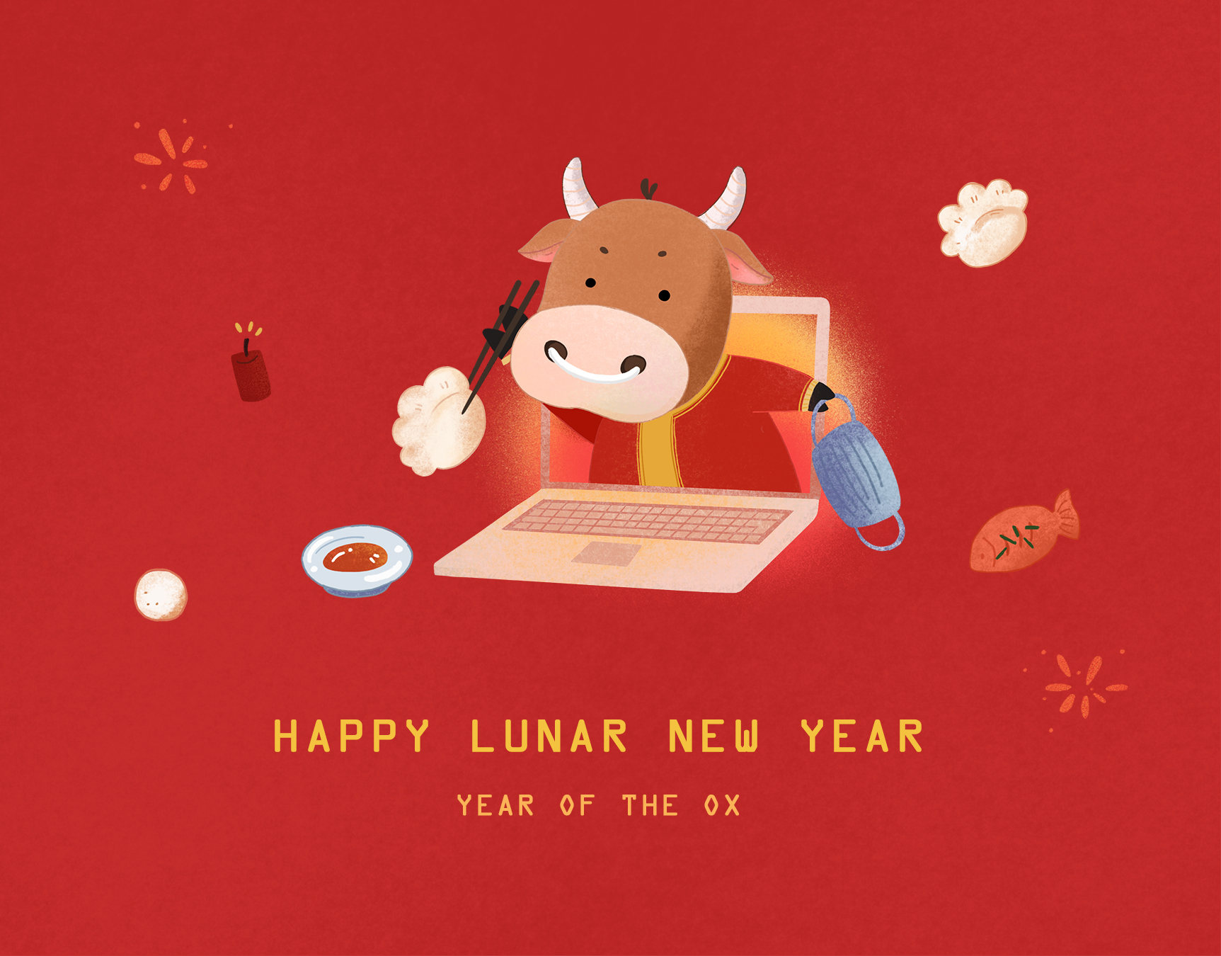 【2021牛年春节】特别的一年特别的祝福