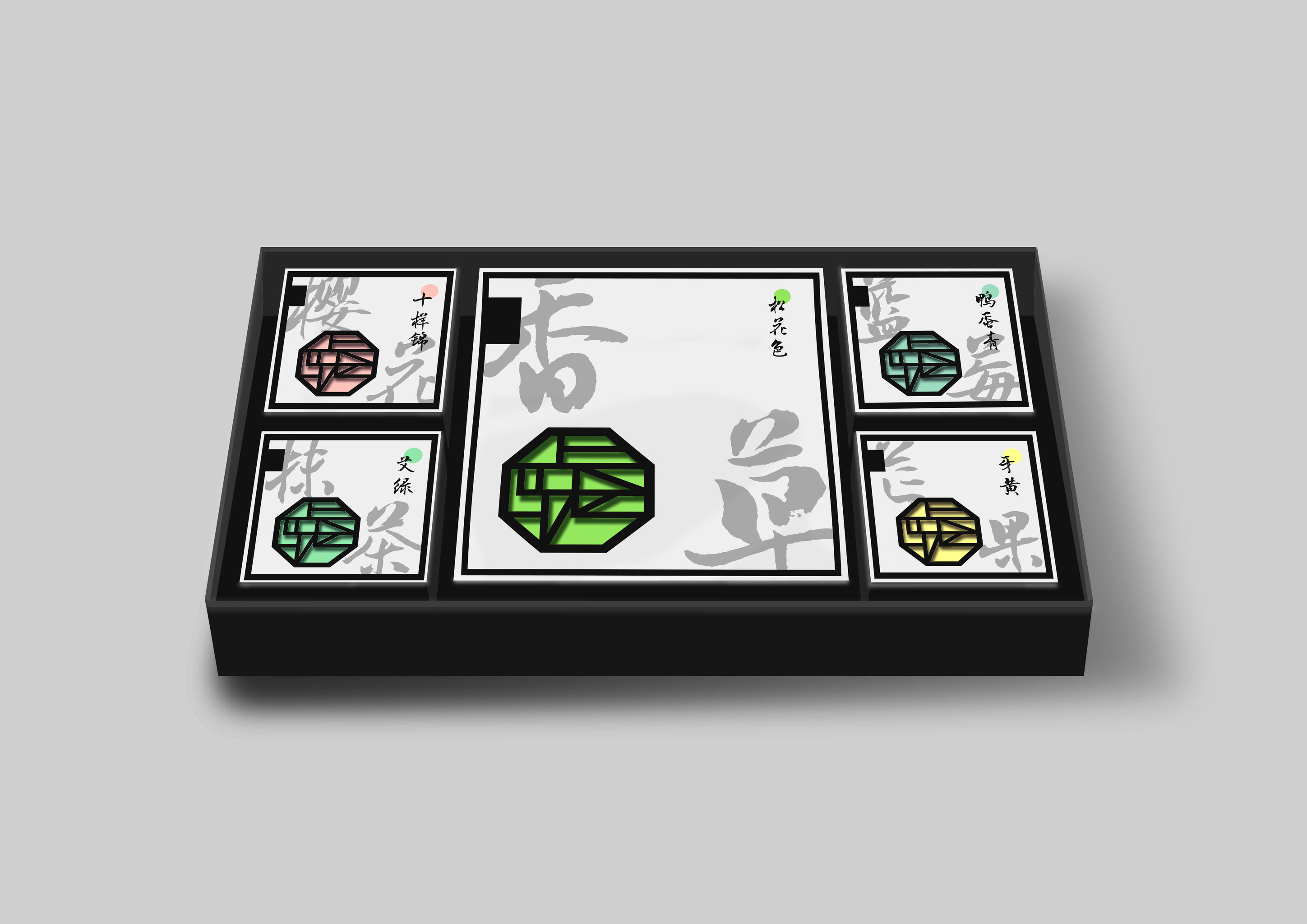 马卡龙中国传统古风包装设计