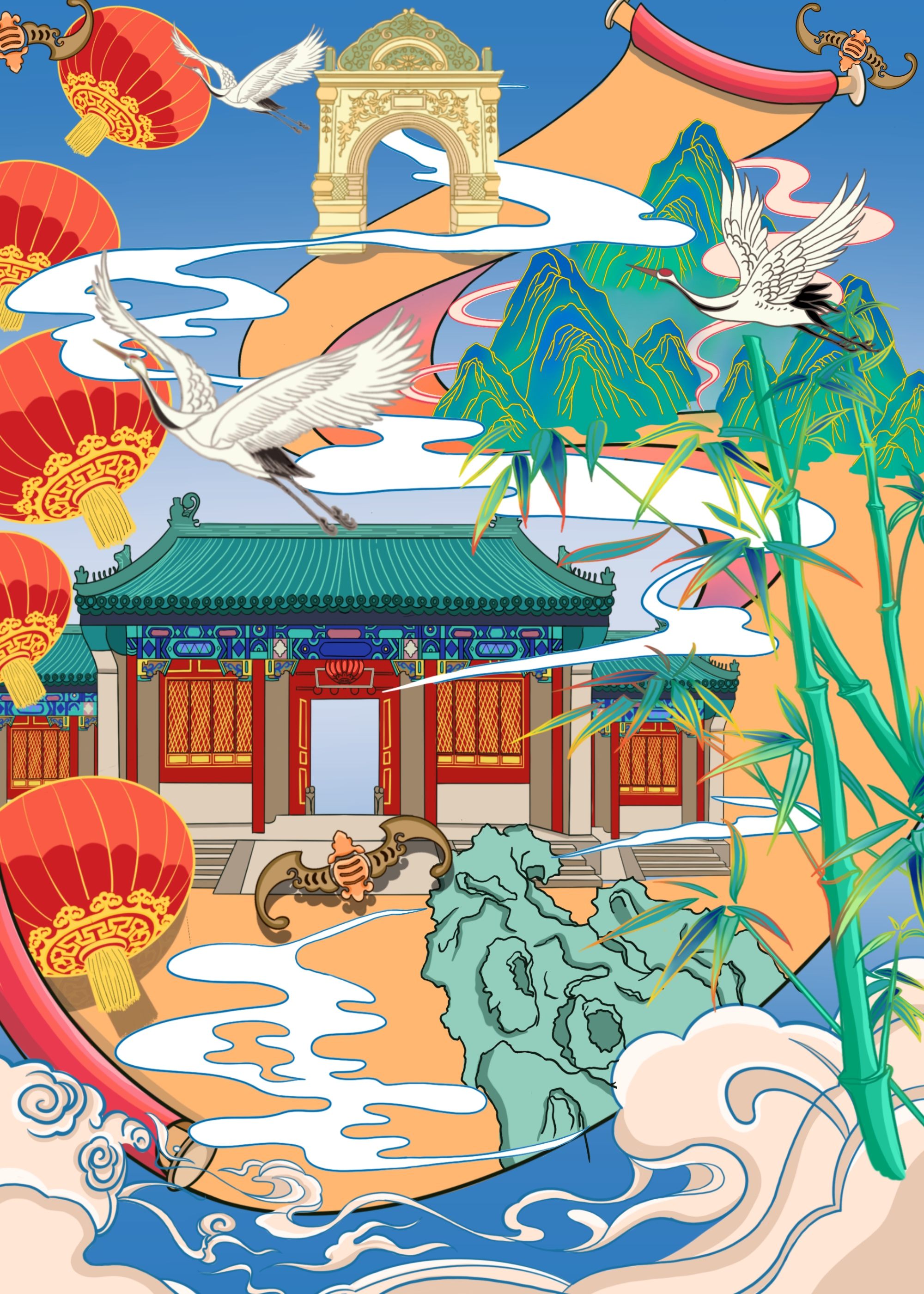 畅游恭王府 - 北梦木兮 - 原创作品 - 视觉中国(shijueme)