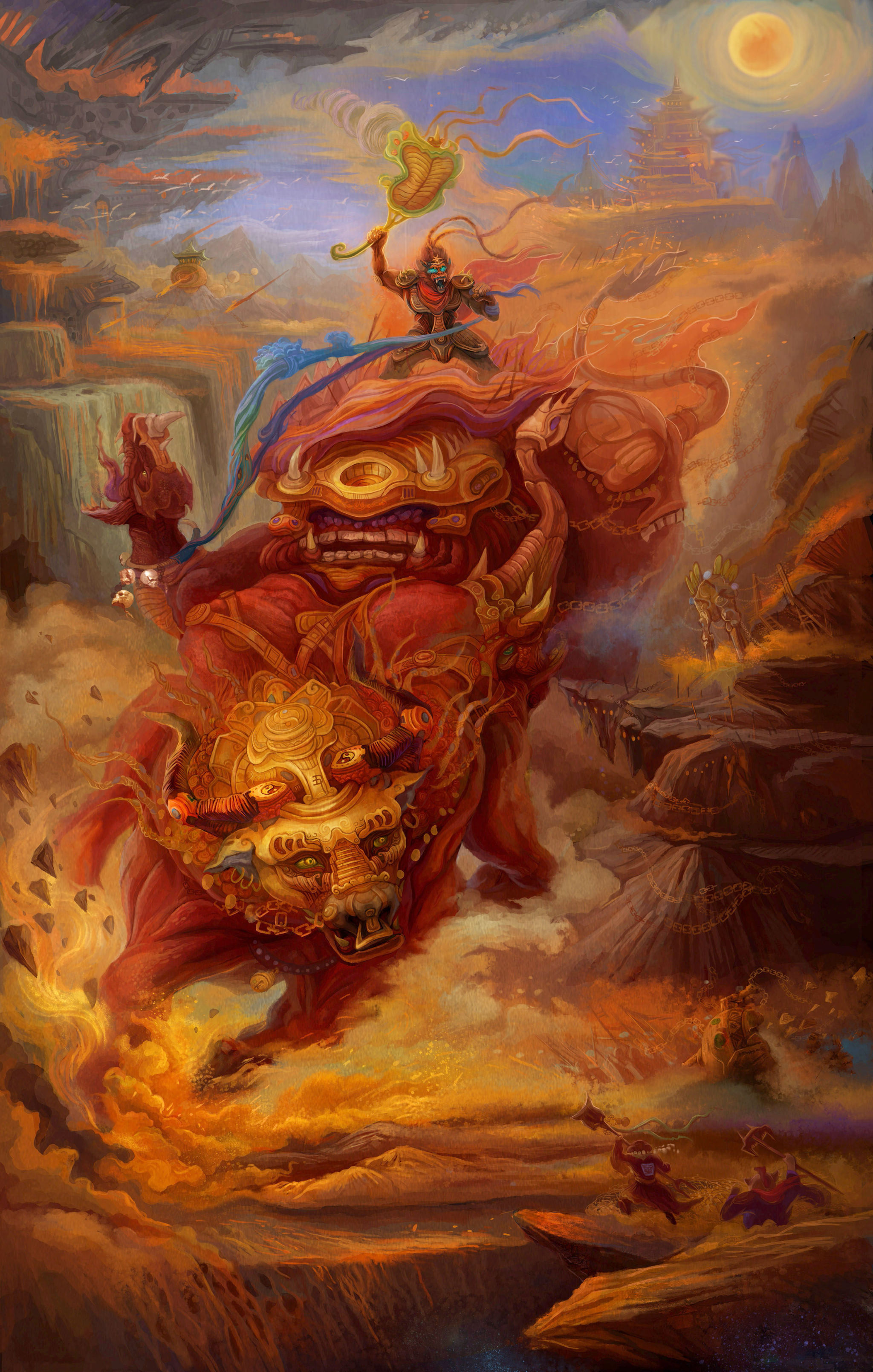 大战牛魔王 - 九城明 - 原创作品 - 视觉中国(shijueme)