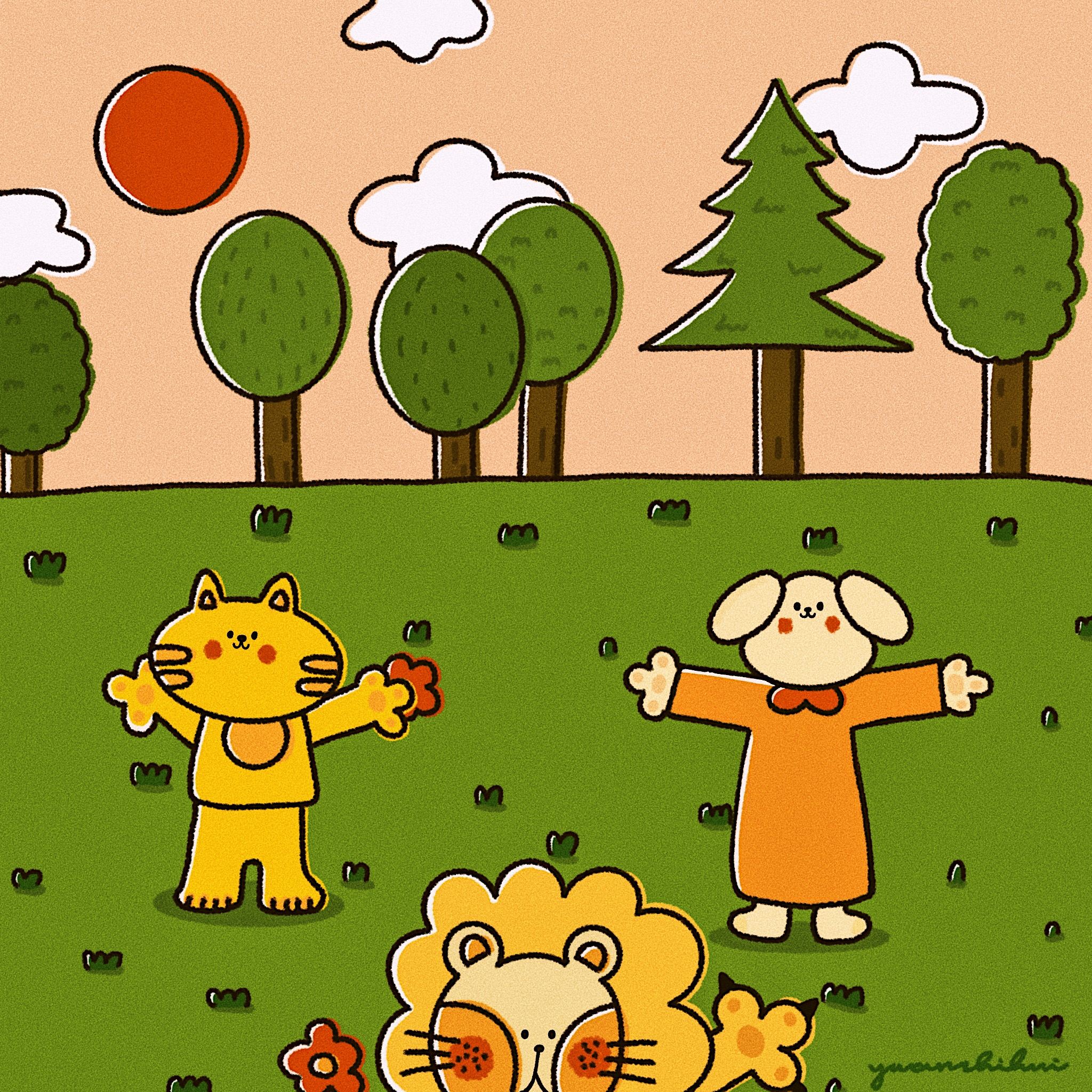 快乐森林系列 - 苑智慧的奶茶格子衬衫 - 原创作品 - 视觉中国(爱视觉