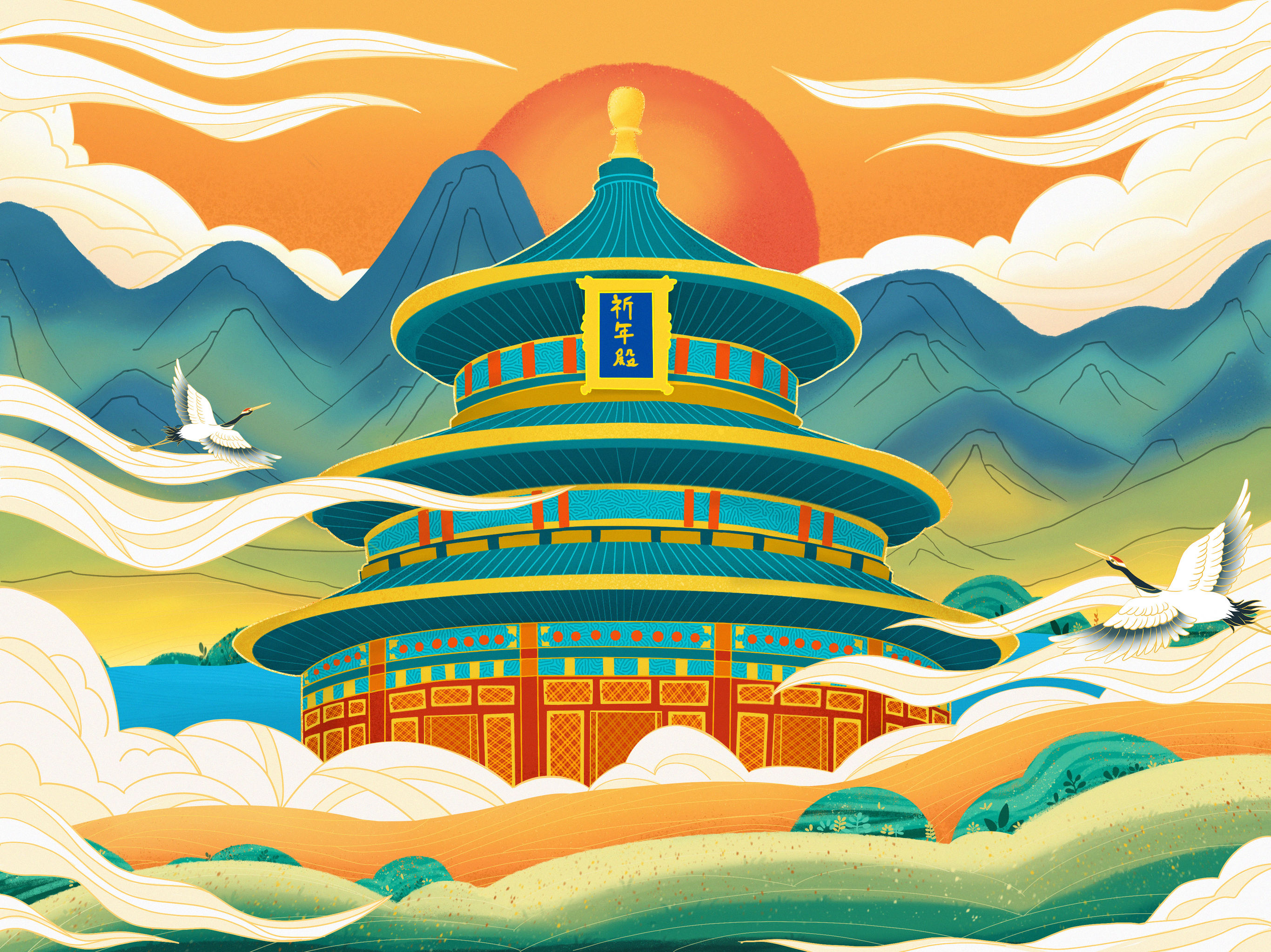 遇见最美最美天坛-祈年殿 - mia白 - 原创作品 - 视觉中国(shijueme)