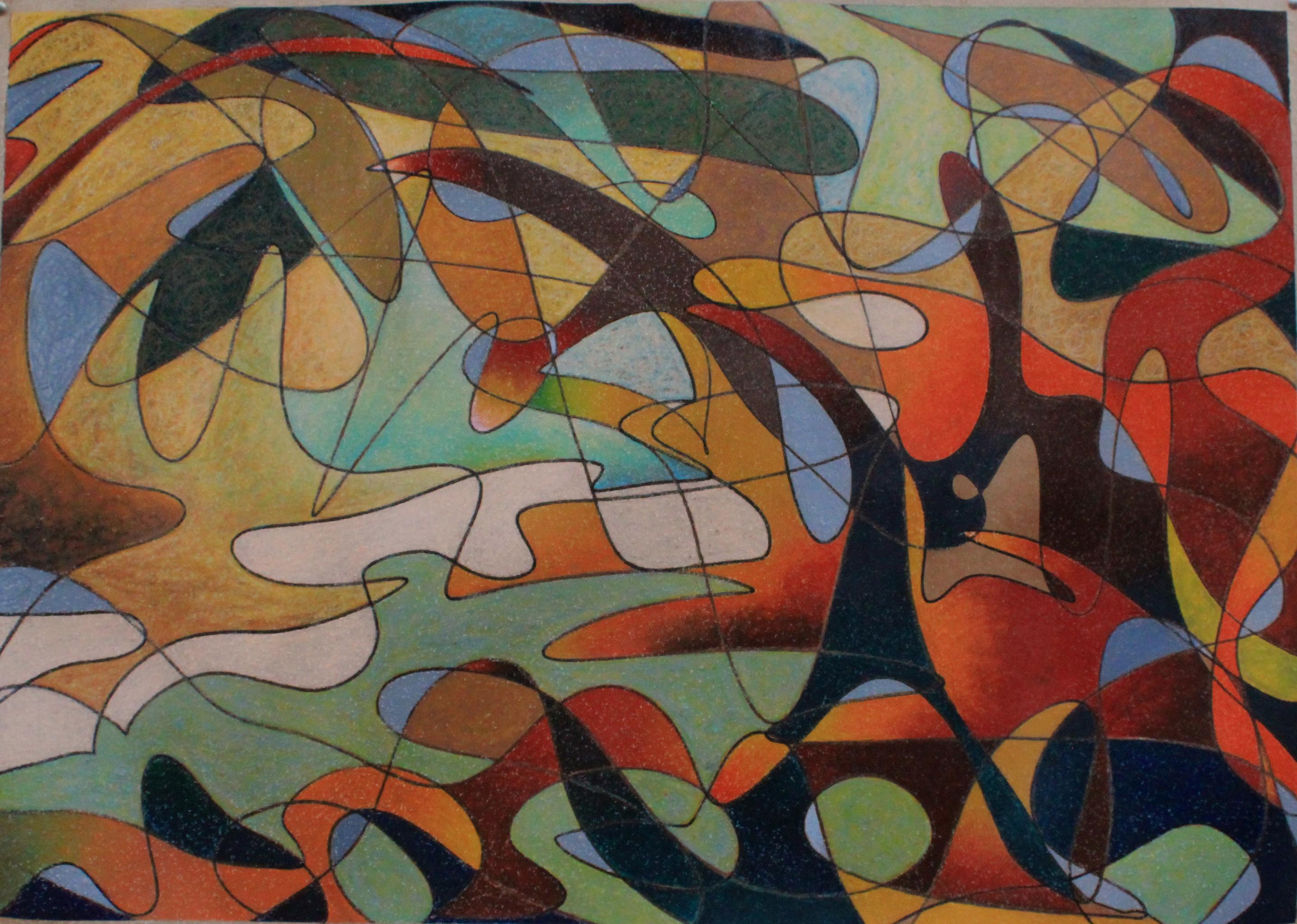 《抽象风景》系列