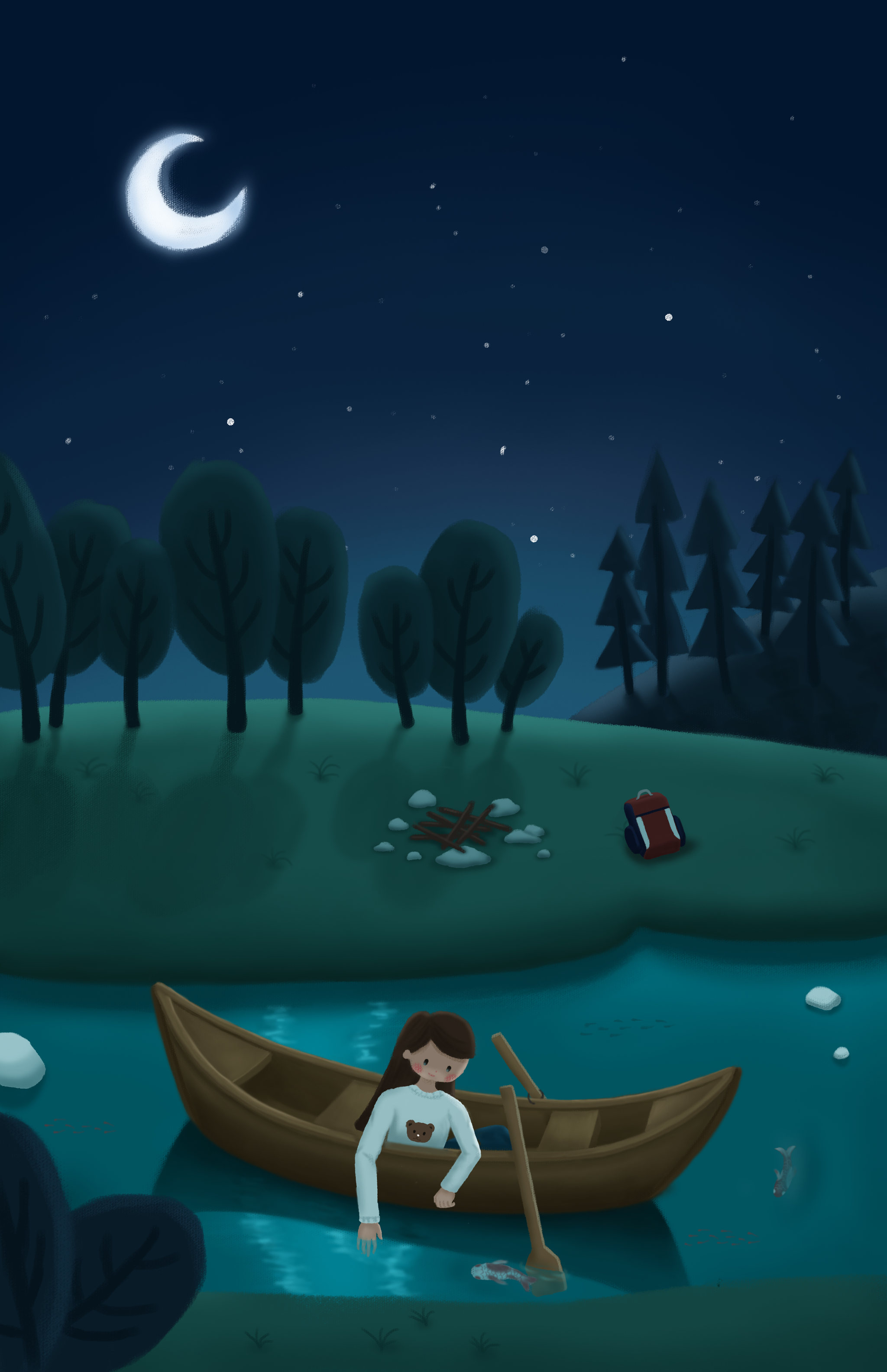 划船~~ - 小月亮candice - 原创作品 - 视觉中国(shijueme)