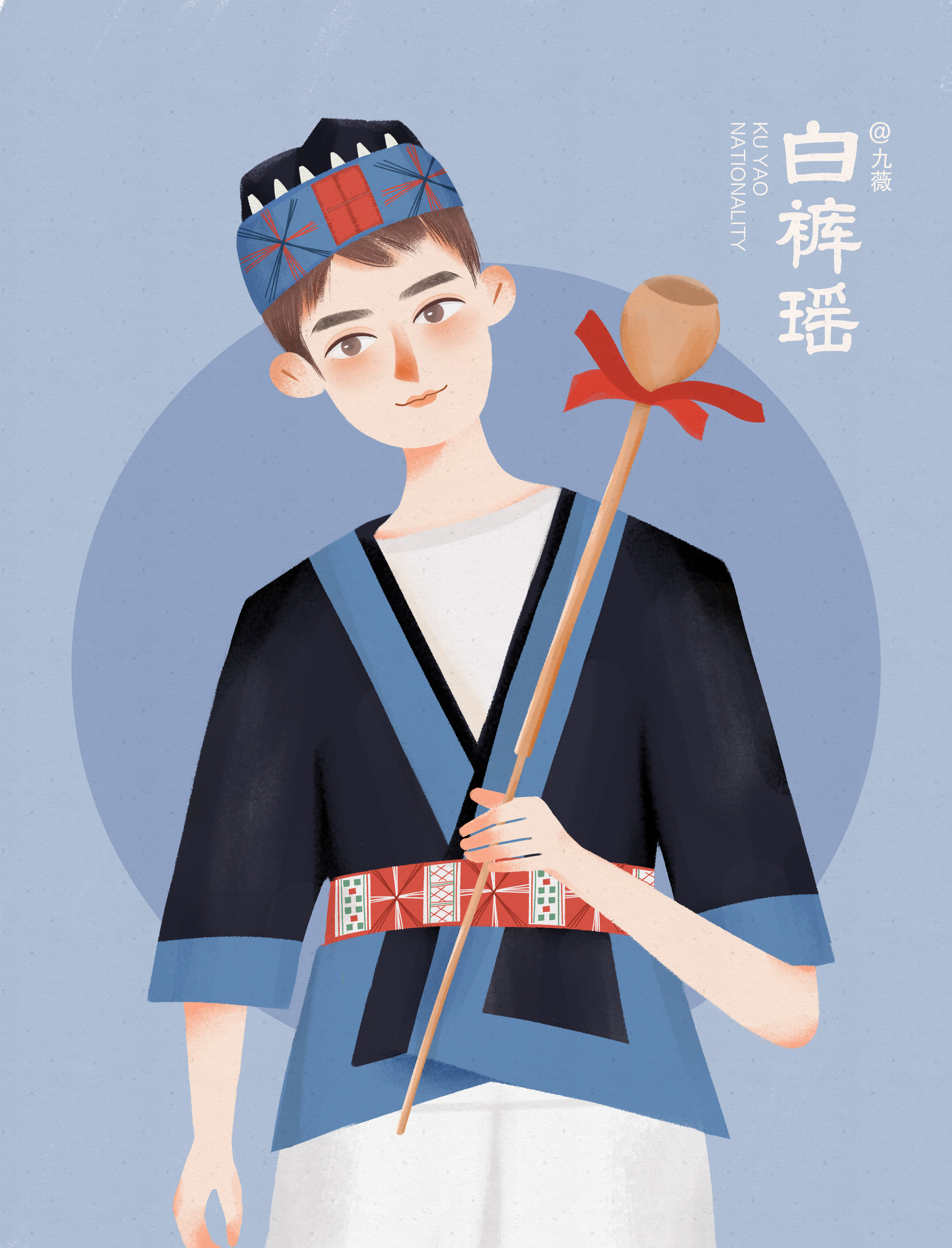 民族风人物插画