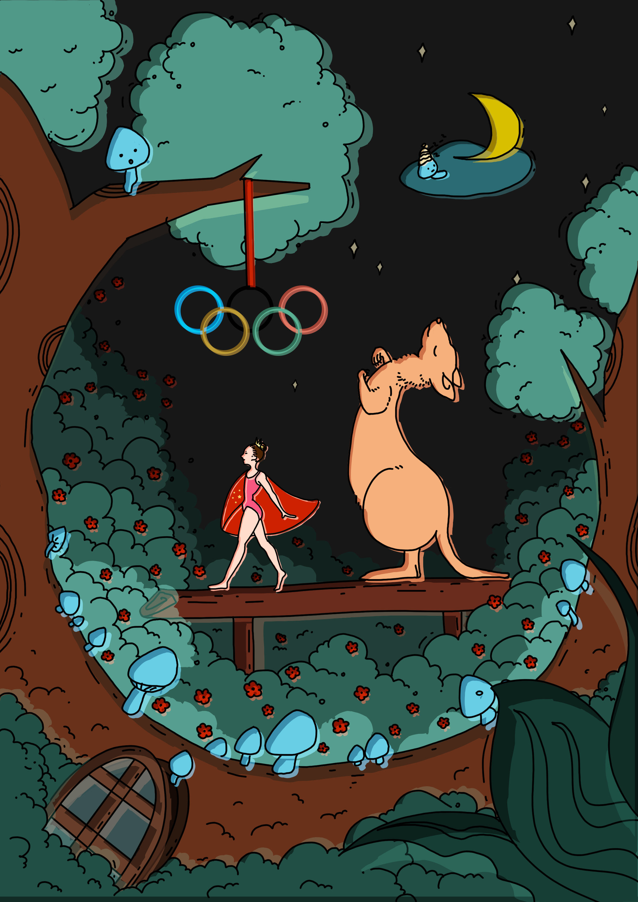 插画奥运插画