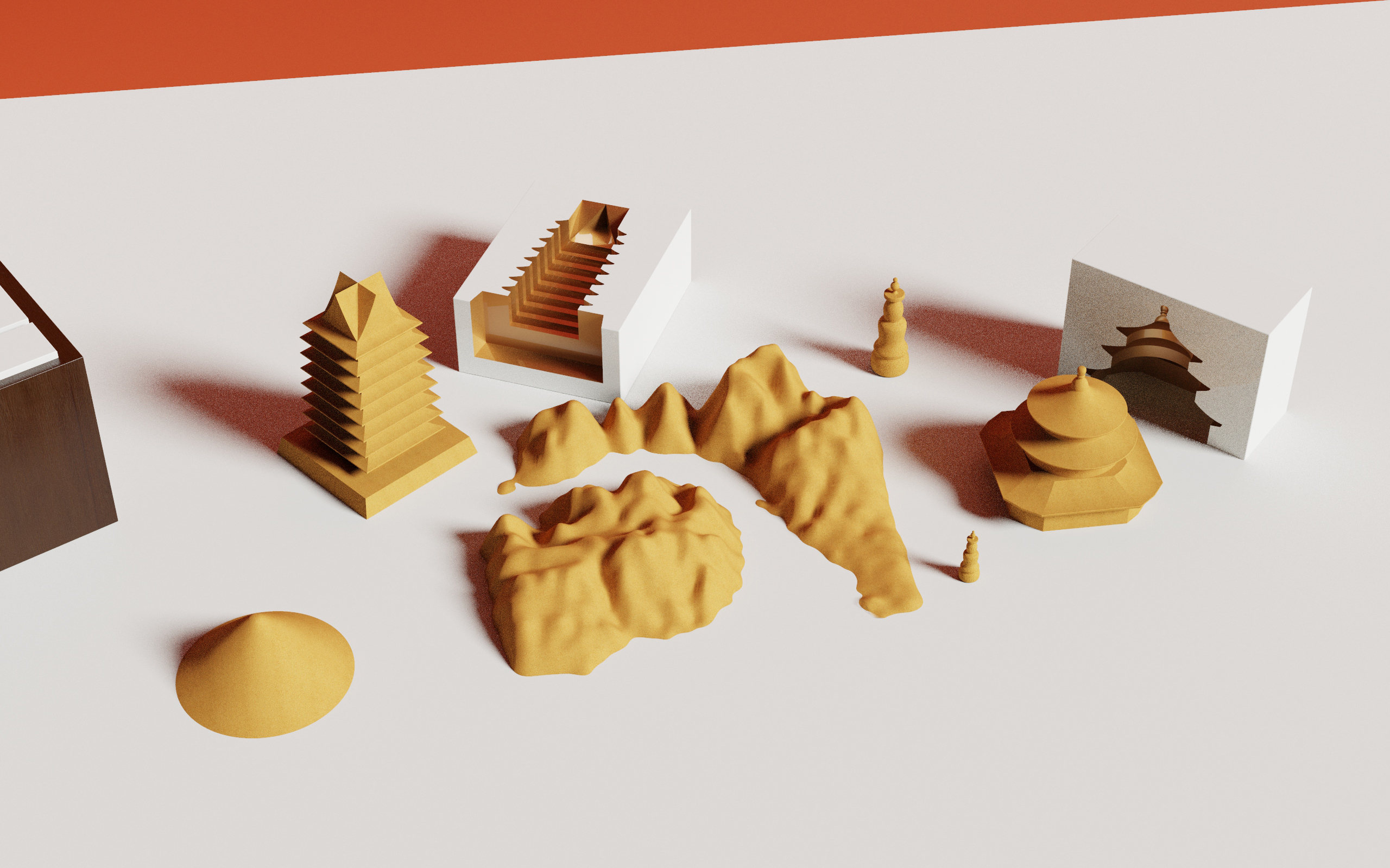 太空沙(沙滩)模具玩具设计 - 章小辫儿 - 原创作品