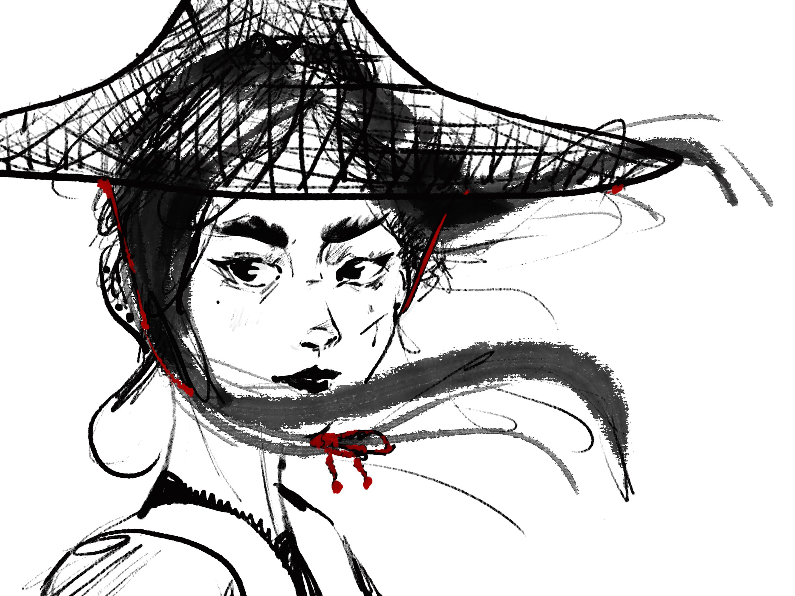 女侠客 - aimeemm - 原创作品 - 视觉中国(shijueme)