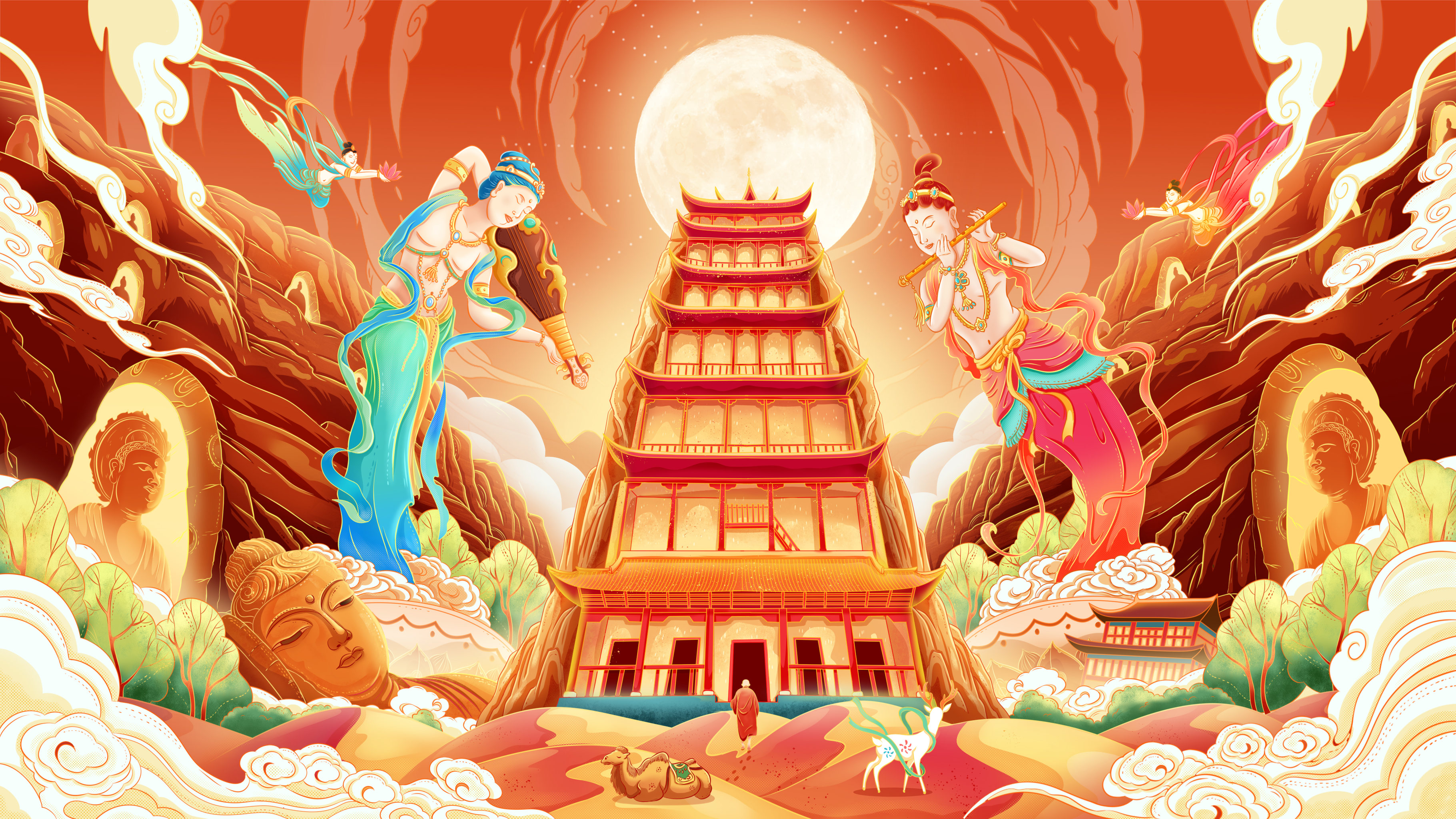 美丽敦煌 - 凡事都ok - 原创作品 - 视觉中国(shijueme)