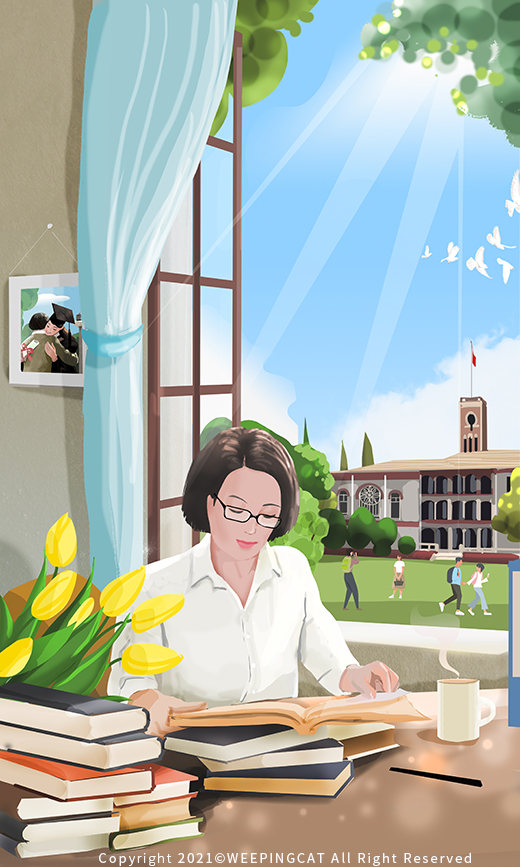 晨光下 教师节 - weepingcat - 原创作品 - 视觉中国(shijueme)