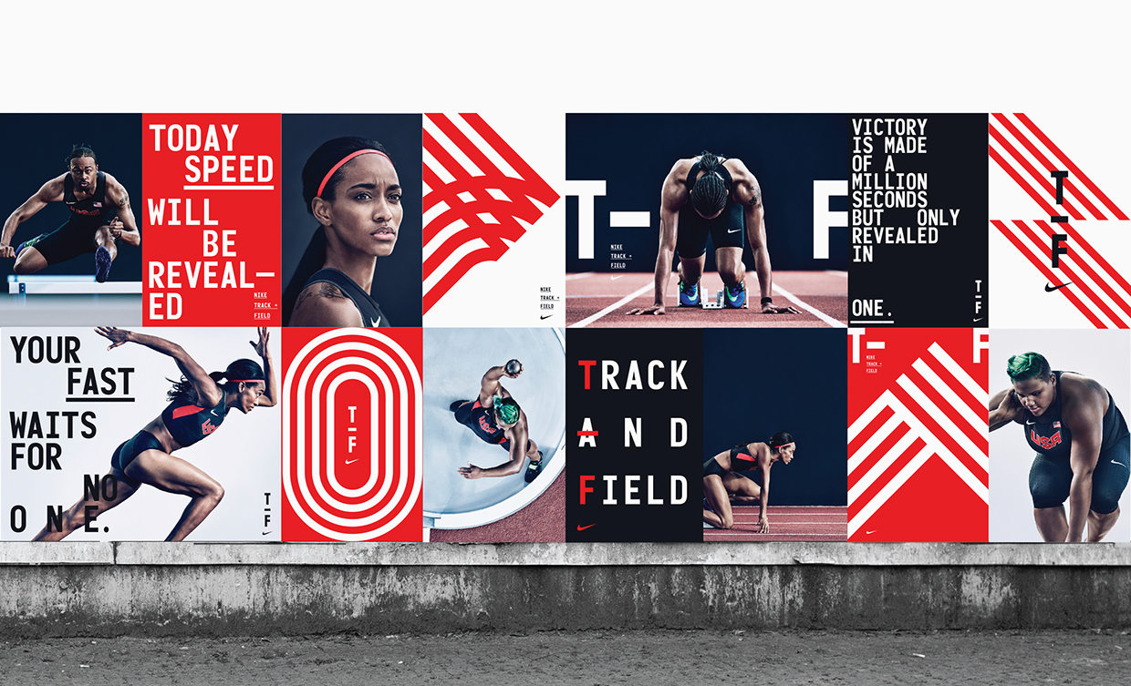 nike - track and field 整体设计