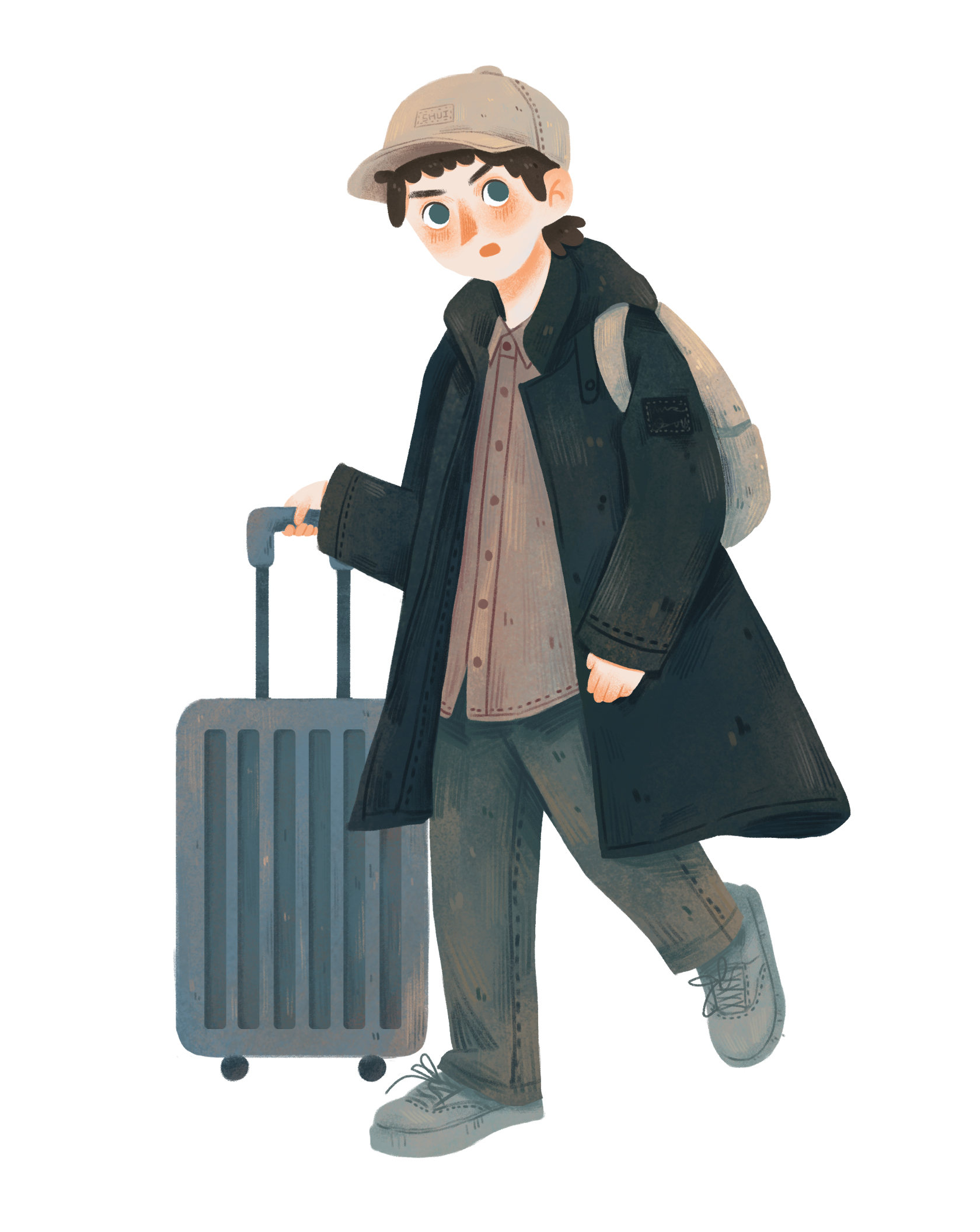 【插画】绘本人物及线稿