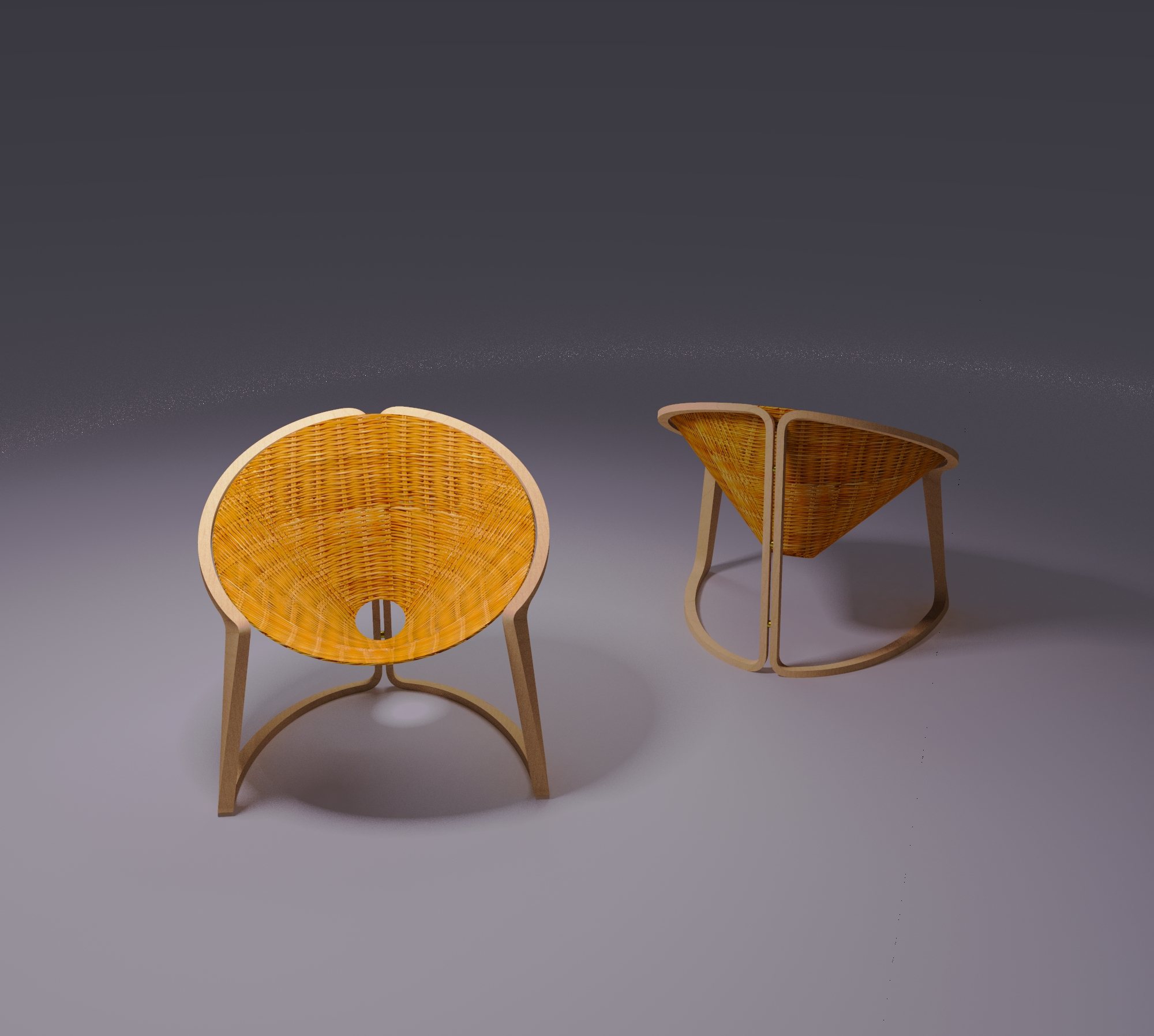 锥形椅 - 外儒内道 - 原创作品 - 视觉中国(爱视觉)