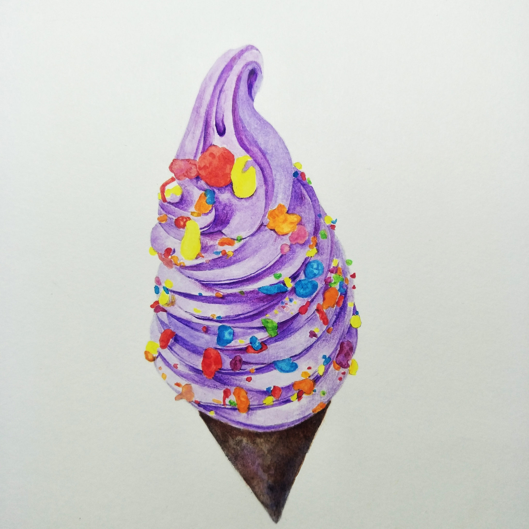 水彩冰淇淋系列