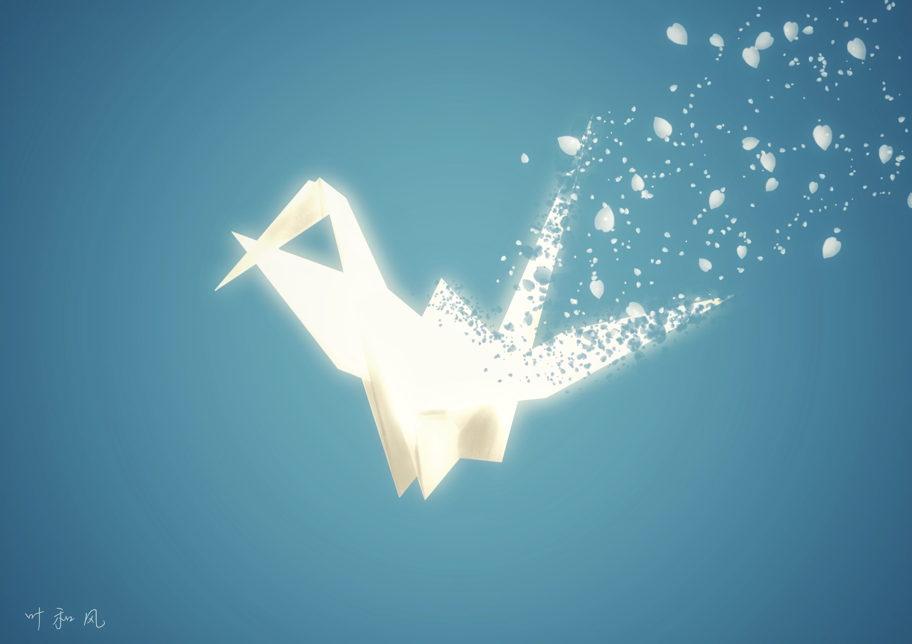 千纸鹤 - 叶和风 - 原创作品 - 视觉中国(shijueme)