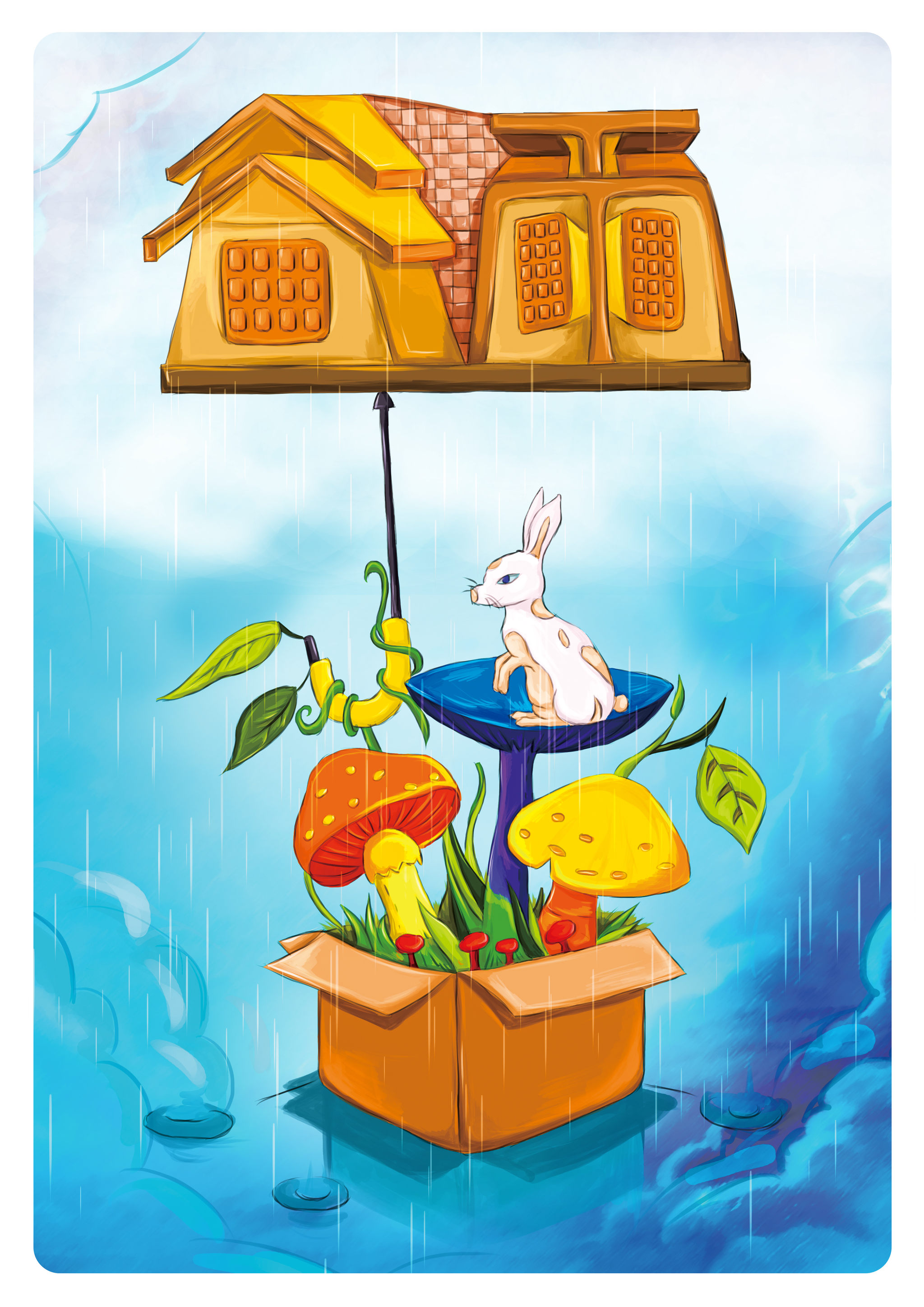 二十四节气主题插画设计