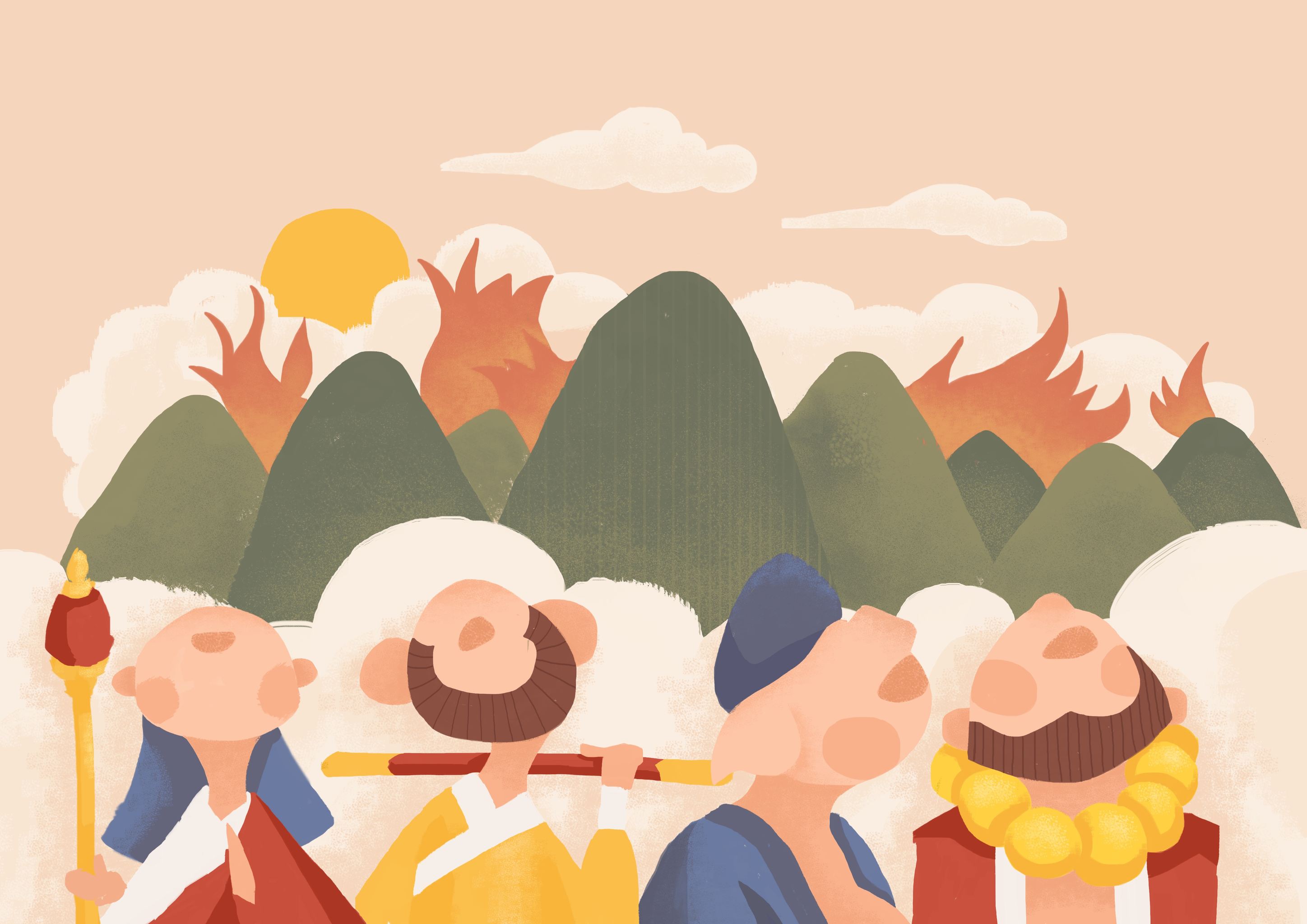 西游记之火焰山 - 妞儿爷 - 原创作品 - 视觉中国(爱视觉)