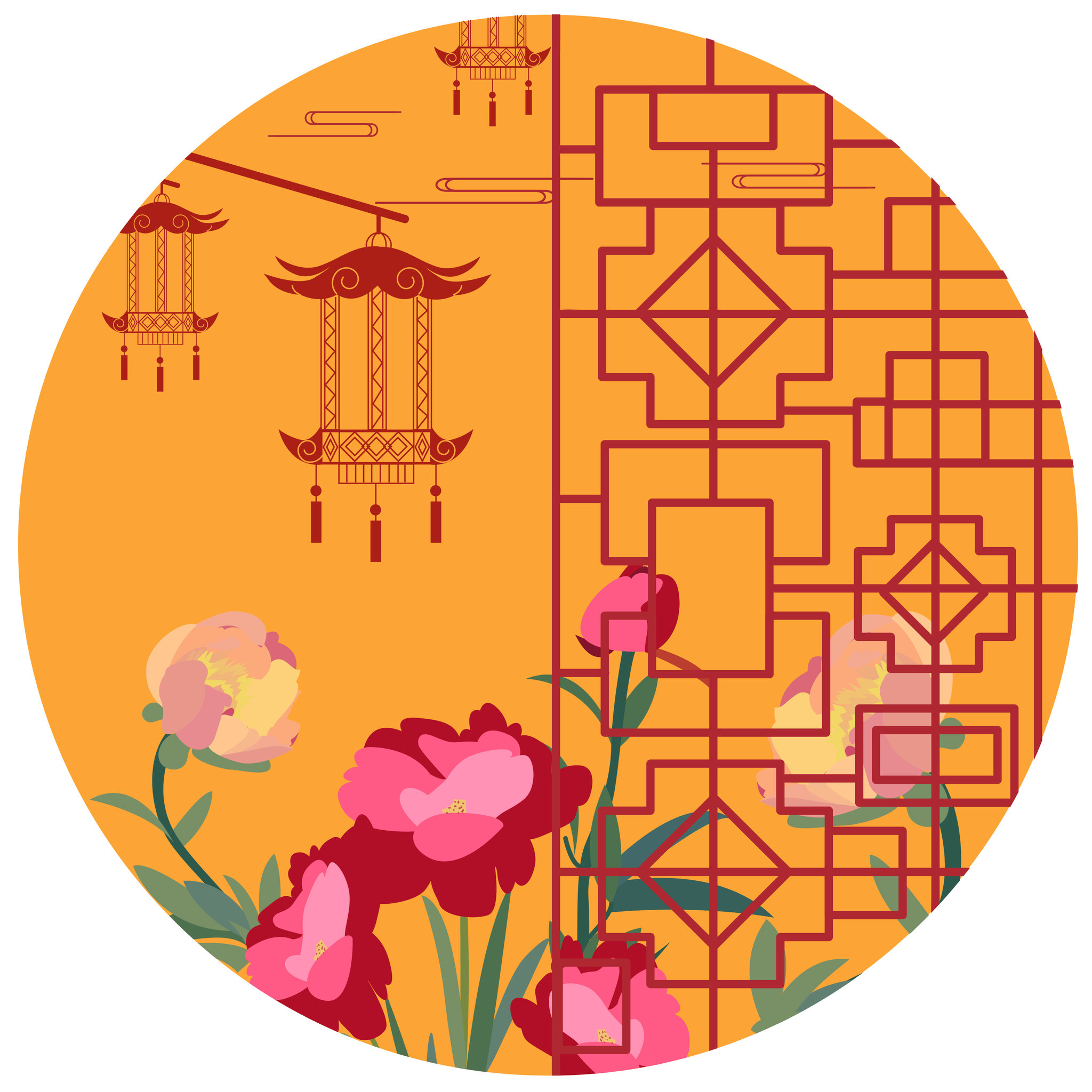 传统节日元素设计