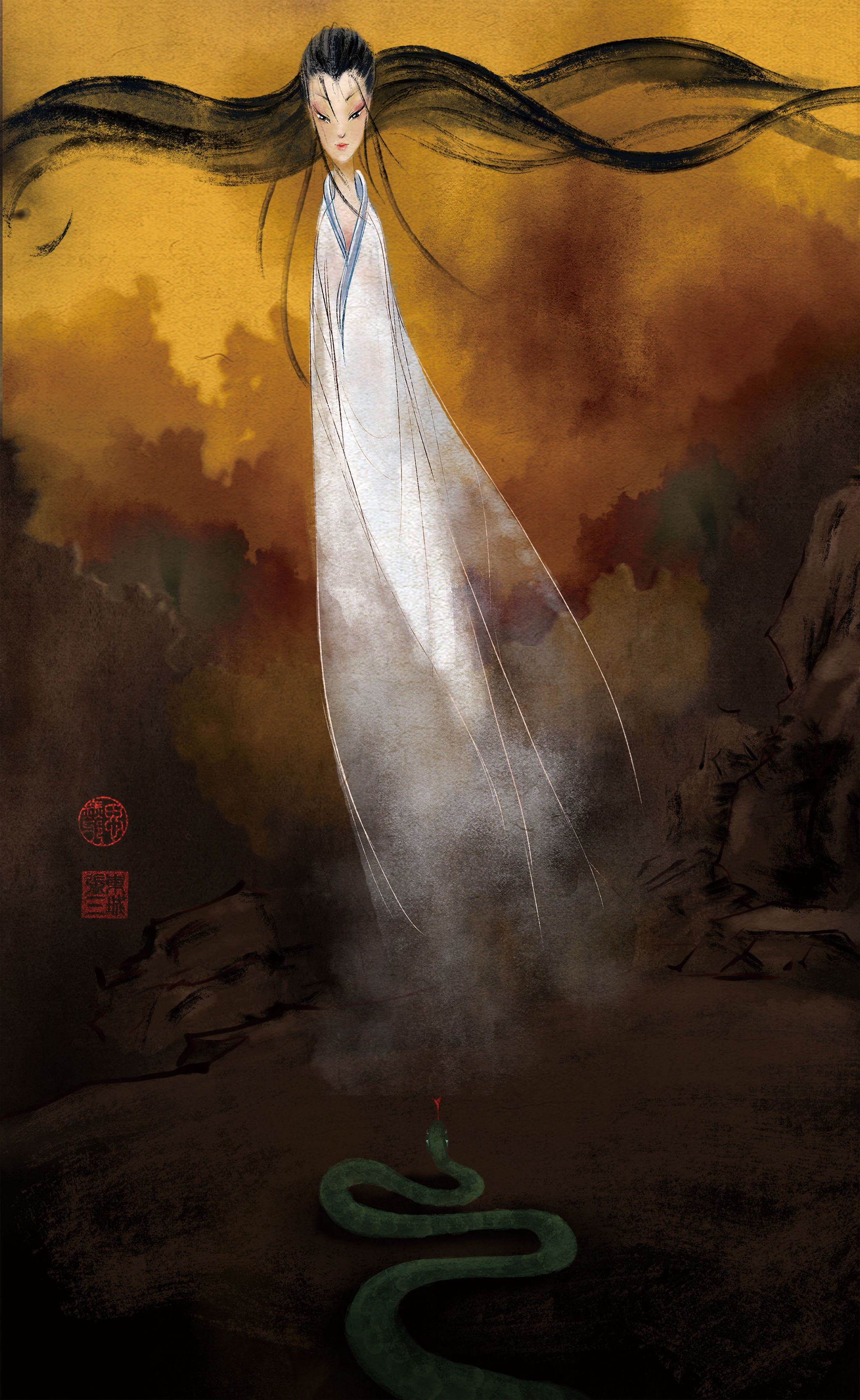 青蛇- 三爷z - 原创作品 - 视觉中国(shijueme)