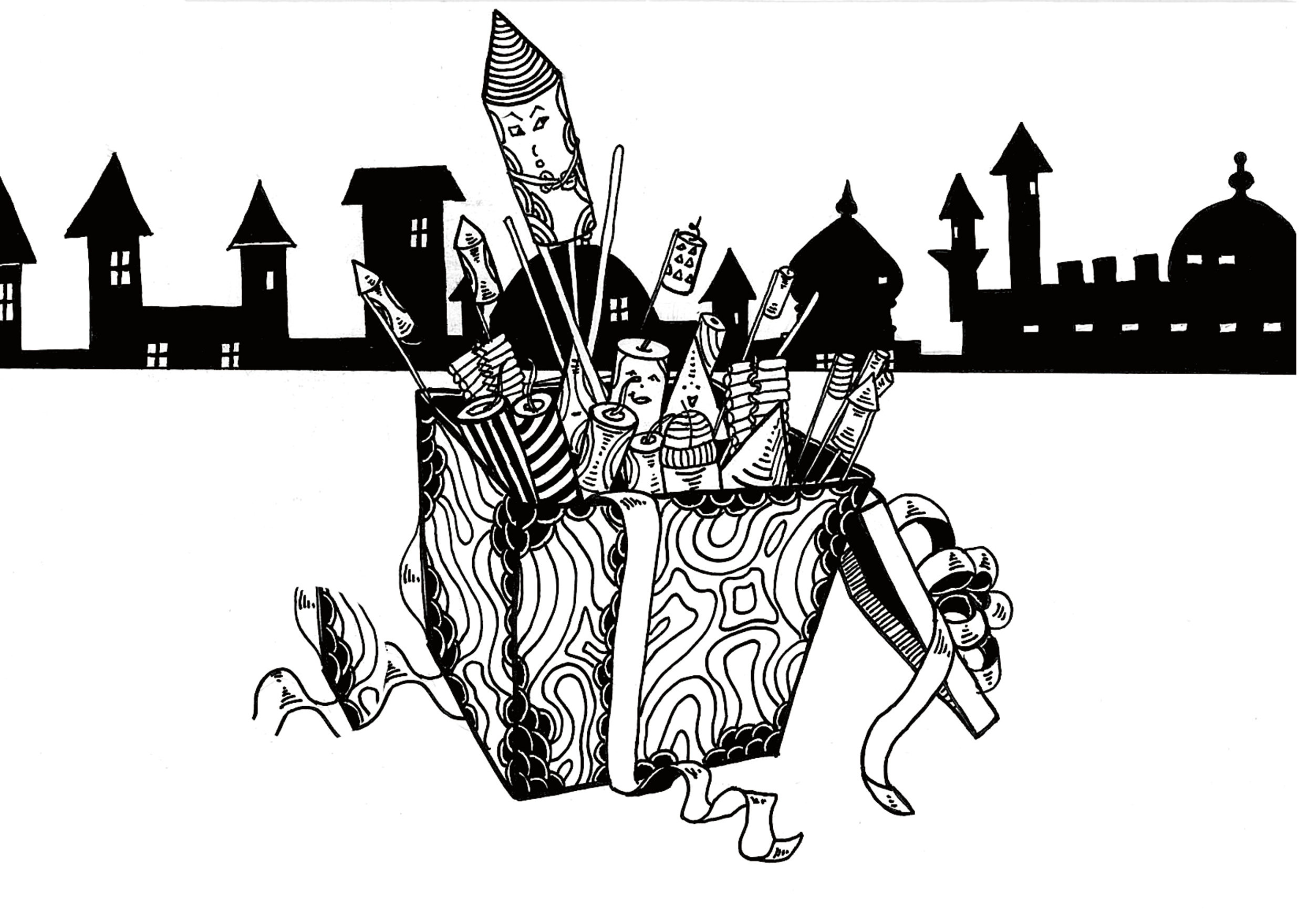 《王尔德童话》插图