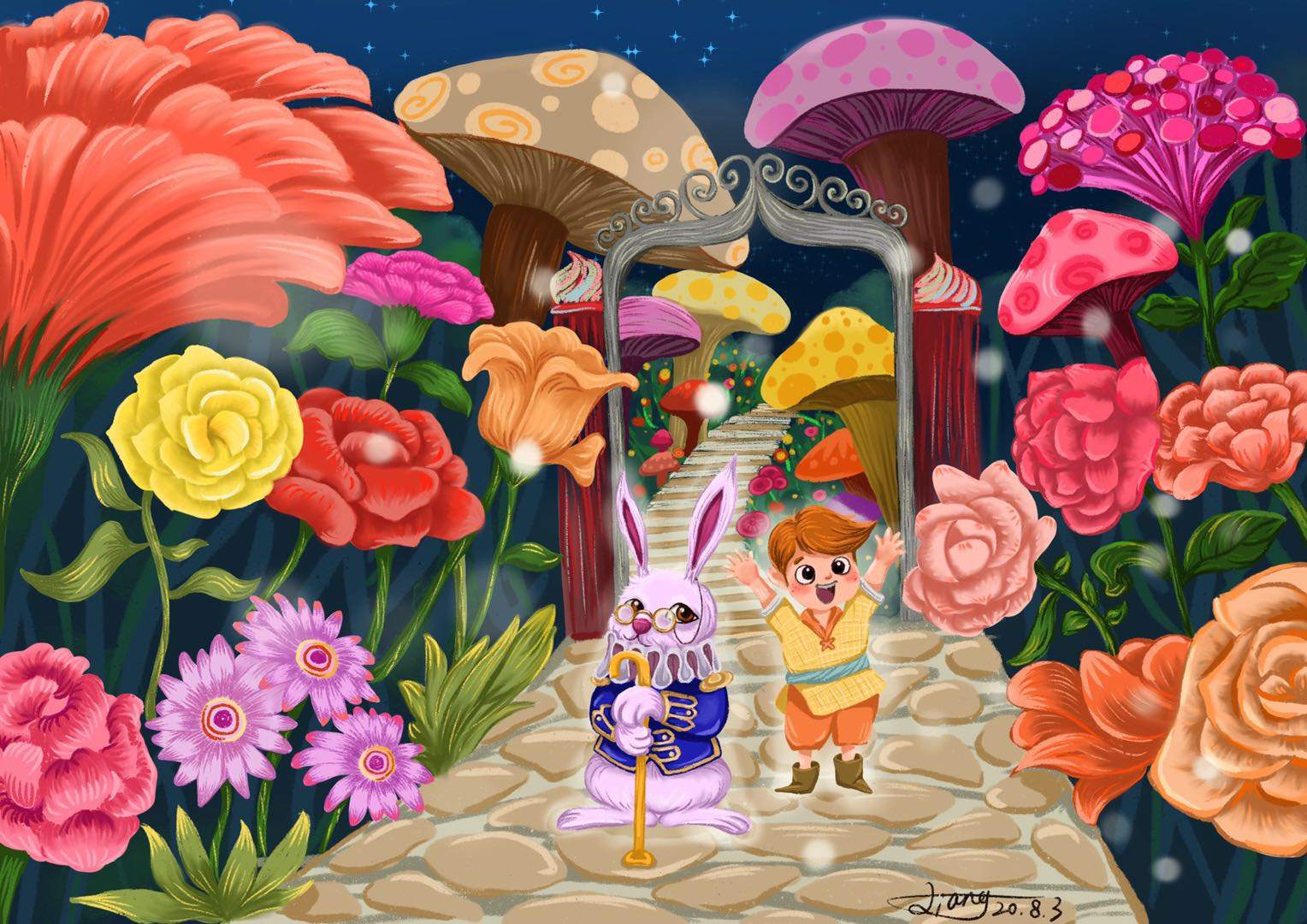 夜晚森林的聚会4