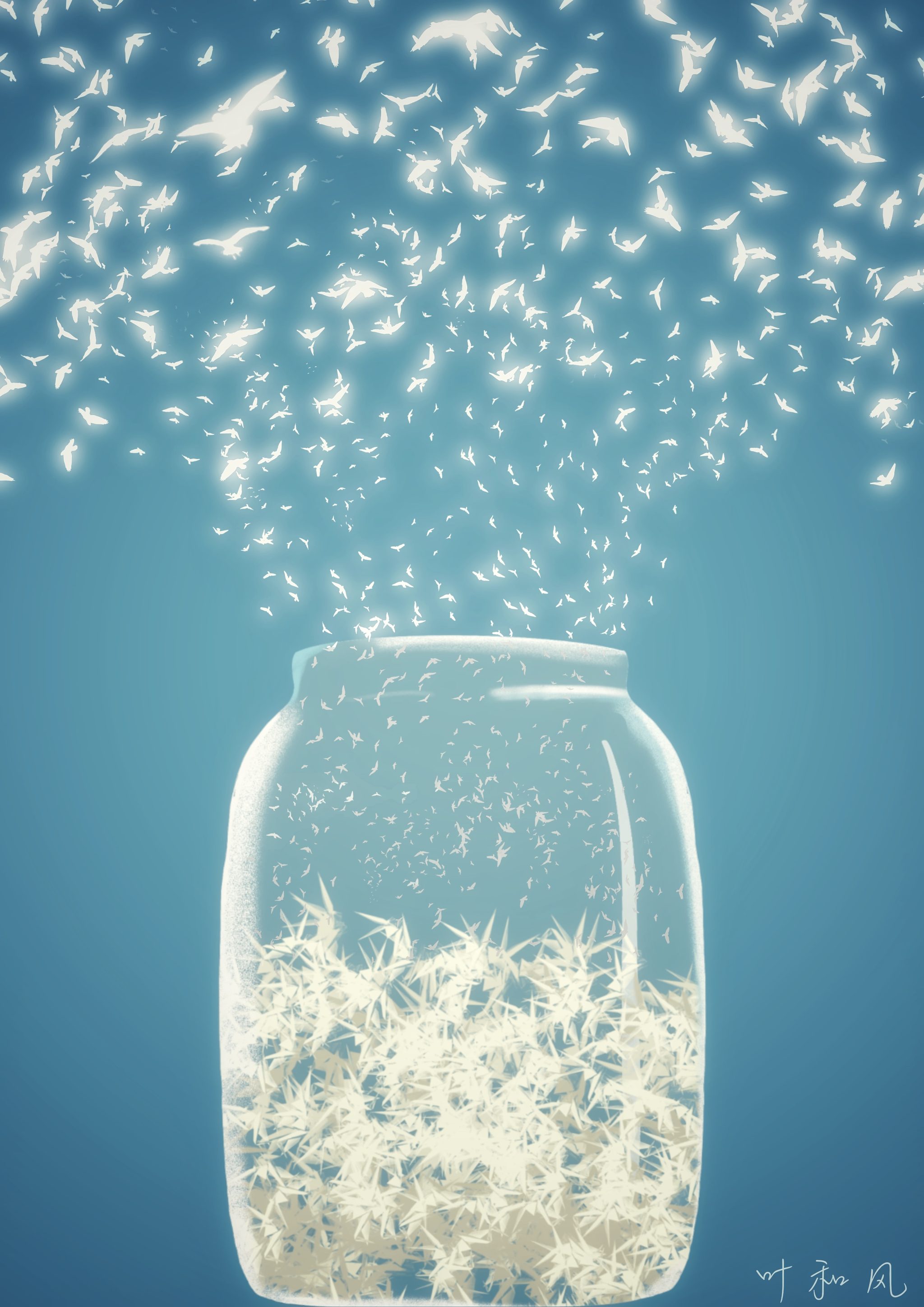 千纸鹤 - 叶和风 - 原创作品 - 视觉中国(shijueme)