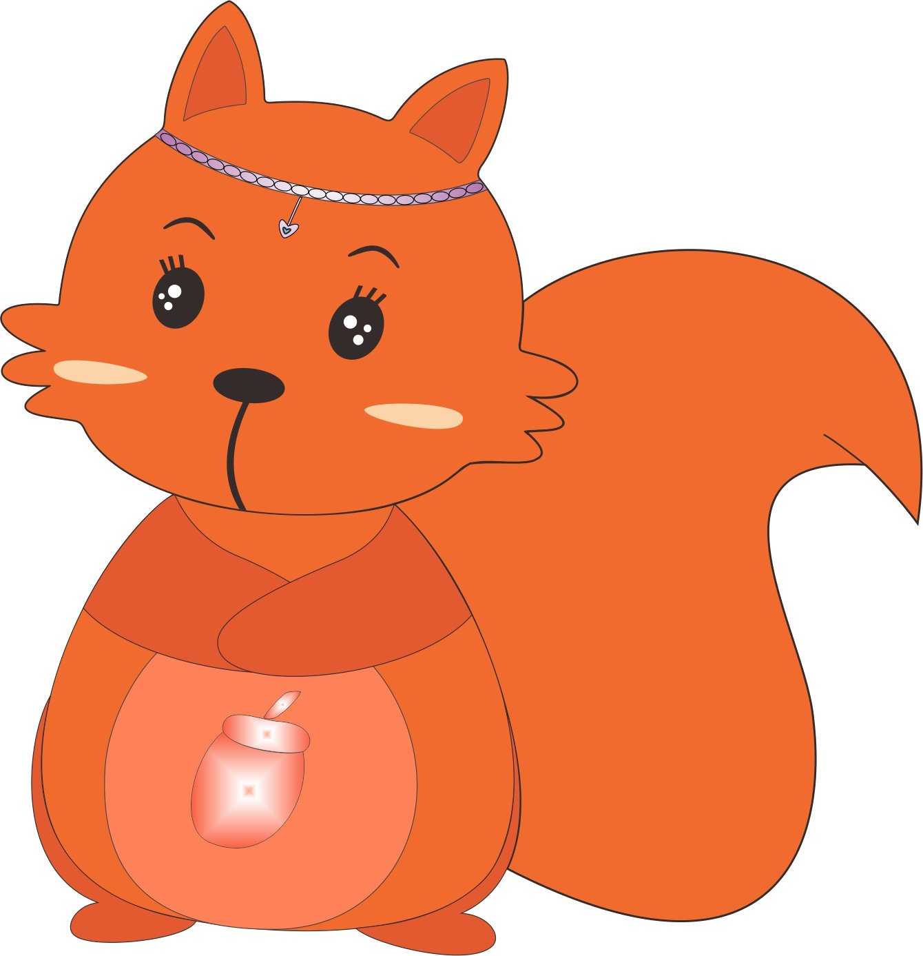 呆萌可爱的小松鼠,站坐有型,独善其身,在纷扰的环境中仍不忘初