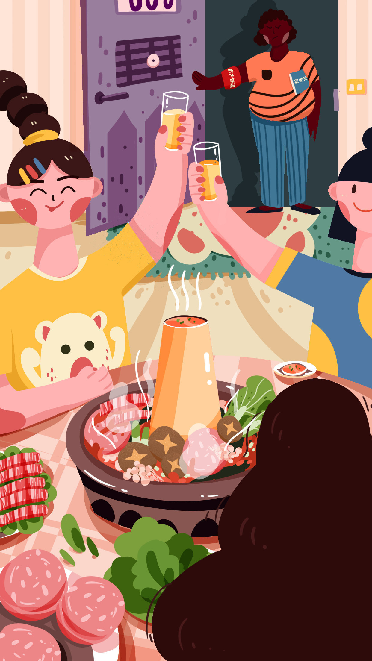 ai-《宿舍吃火锅最香了》