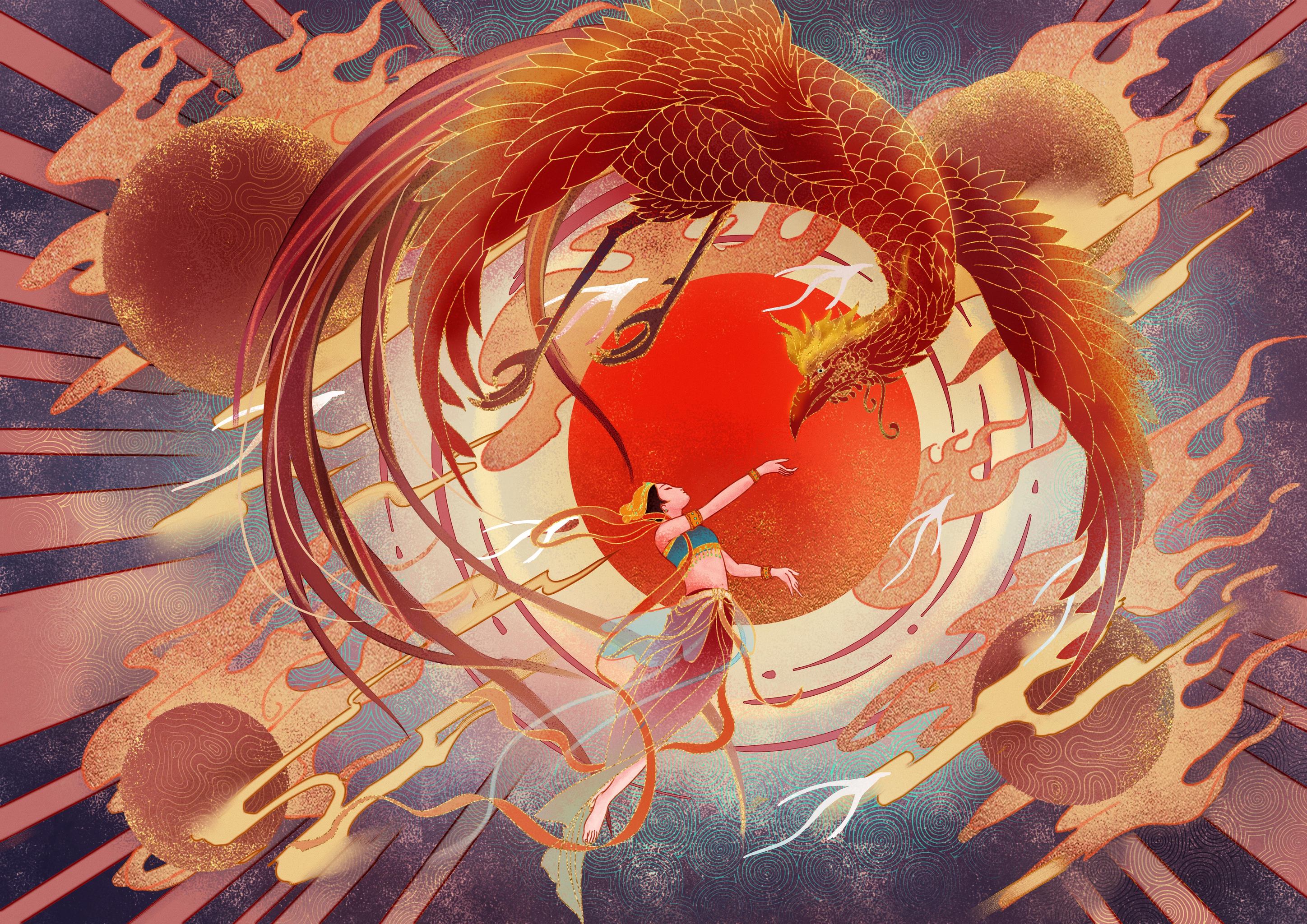 《朱雀》 - 斯文怪人 - 原创作品 - 视觉中国(shijueme)