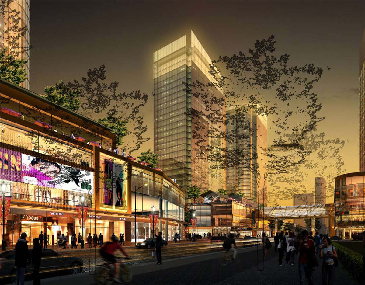 武汉天地商业地块商业与城市设计
