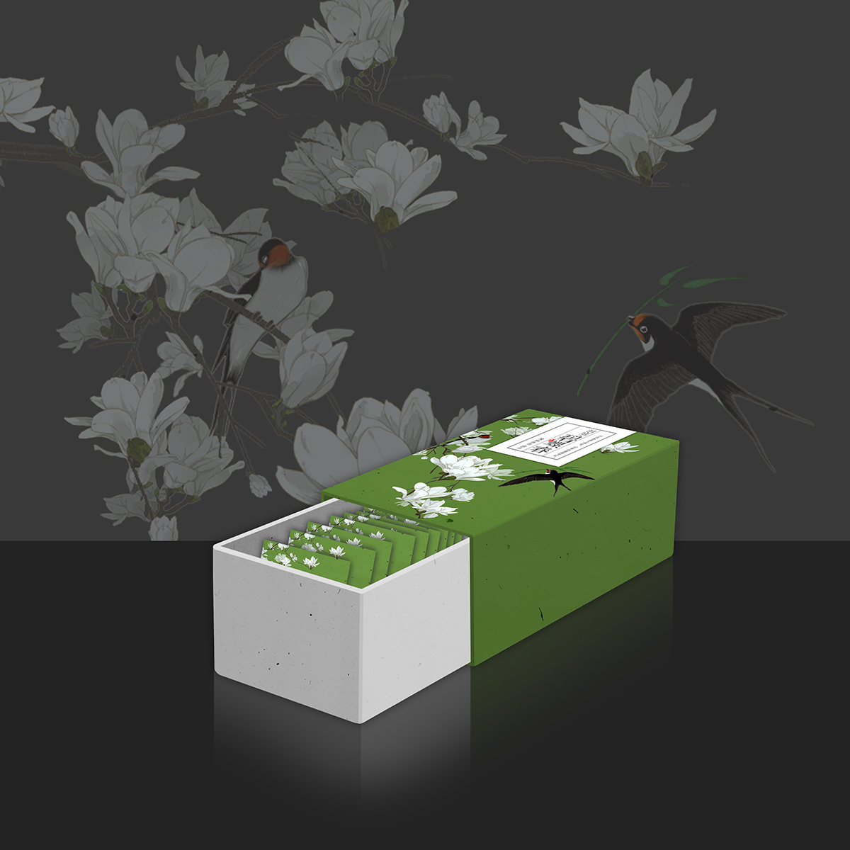 茶叶包装盒图案设计